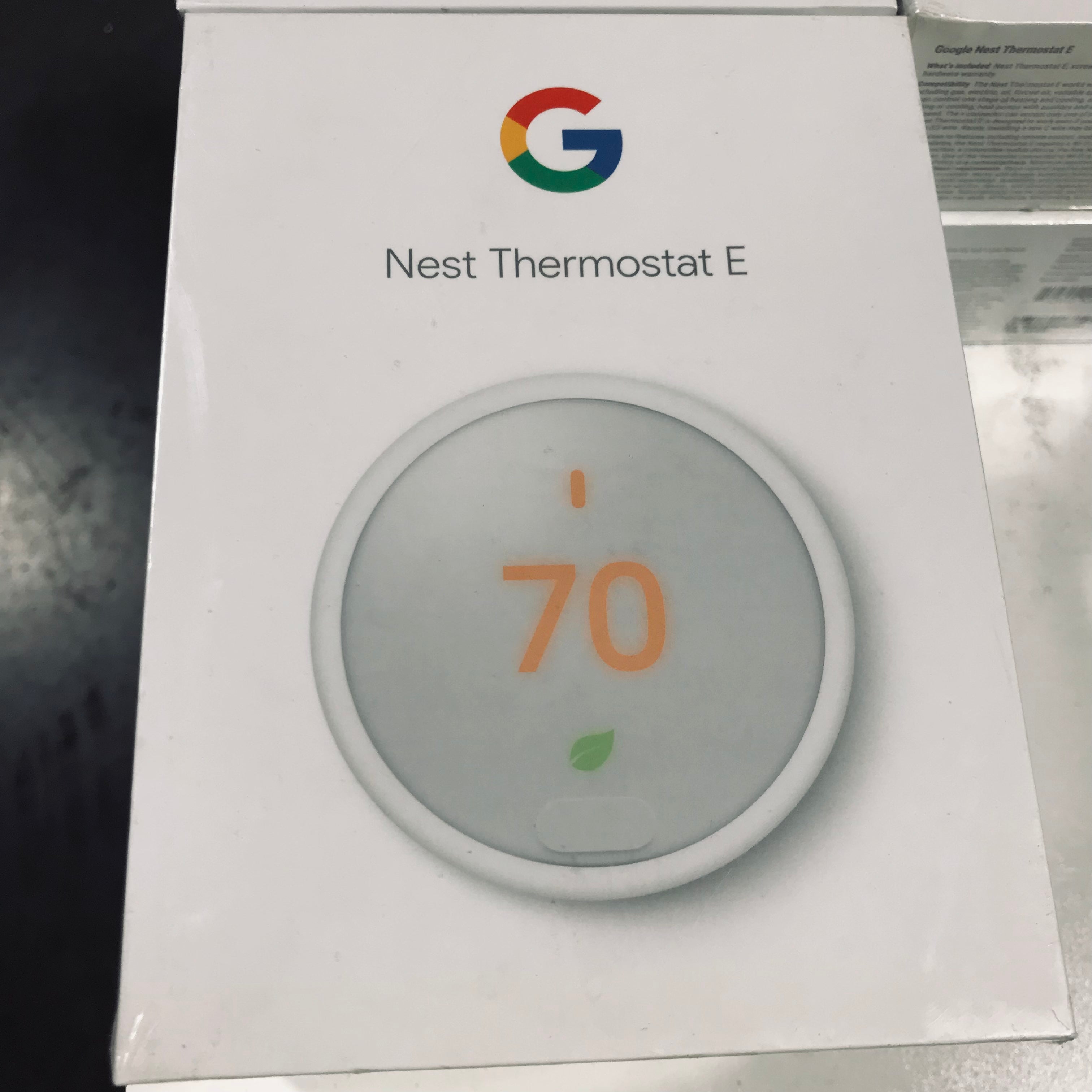 Google Nest Thermostat E
