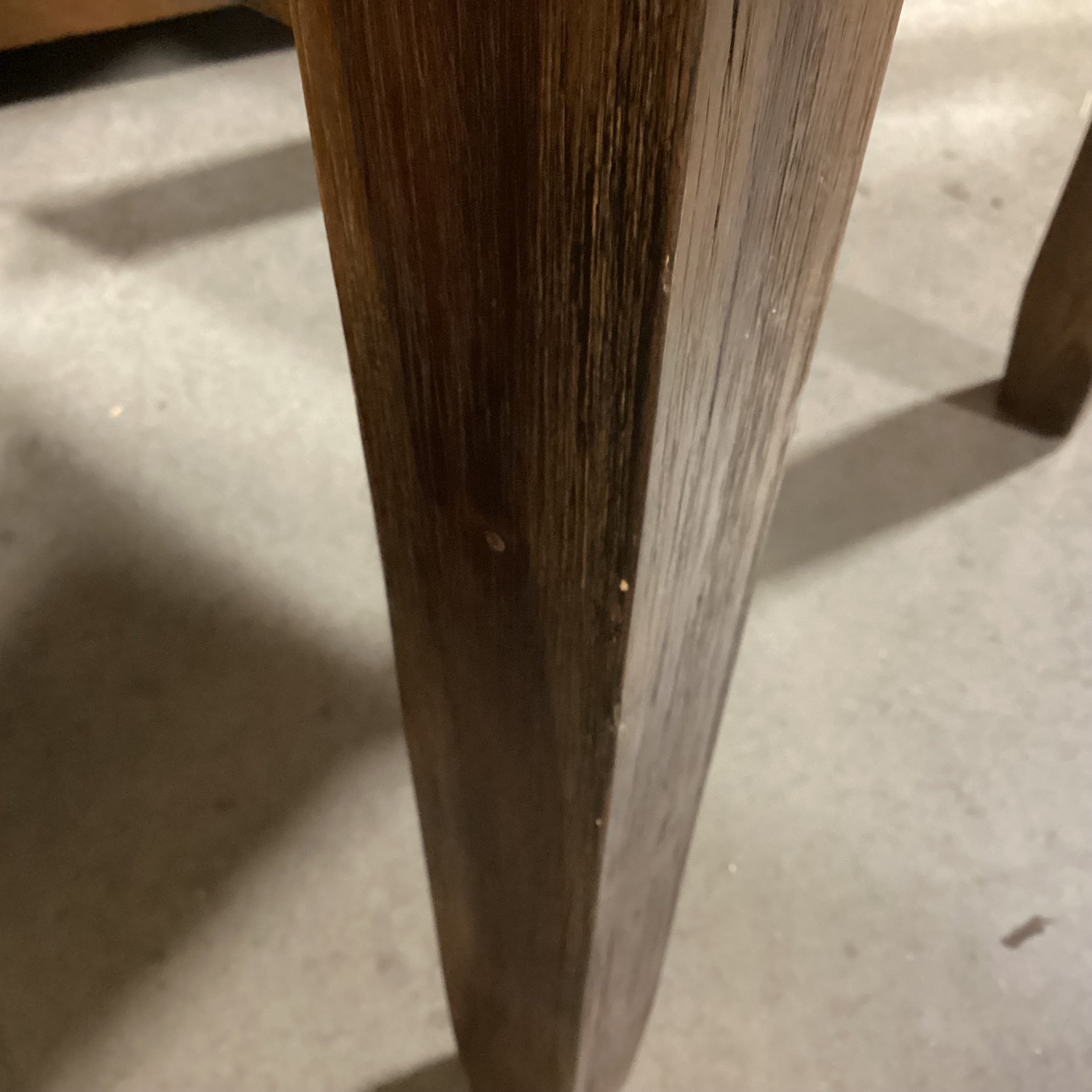 Standard Furniture Dark Finish Wood End Table 24"x 22"x 24.5"