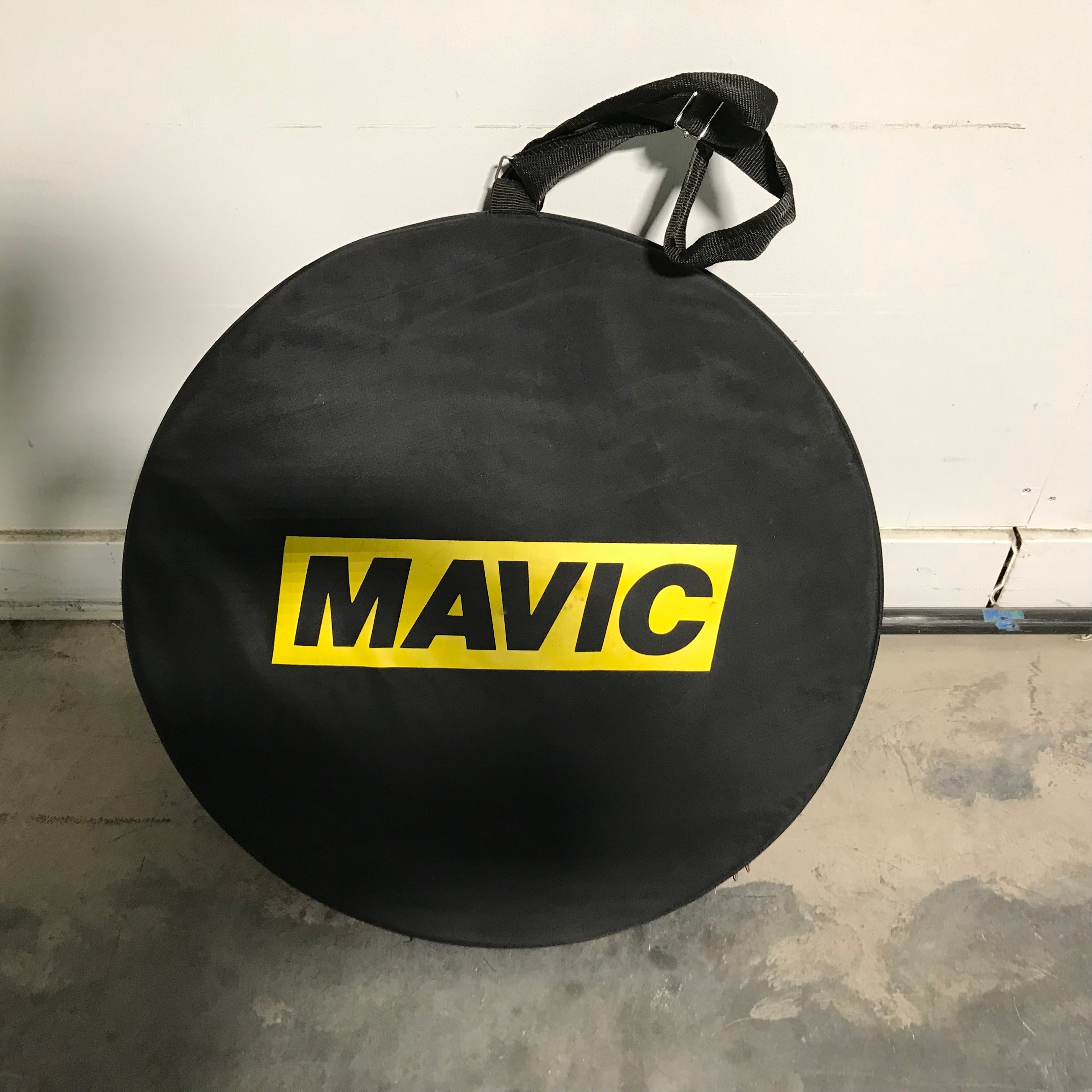 Mavic Padded Black Bicycle 700 Wheel Bag