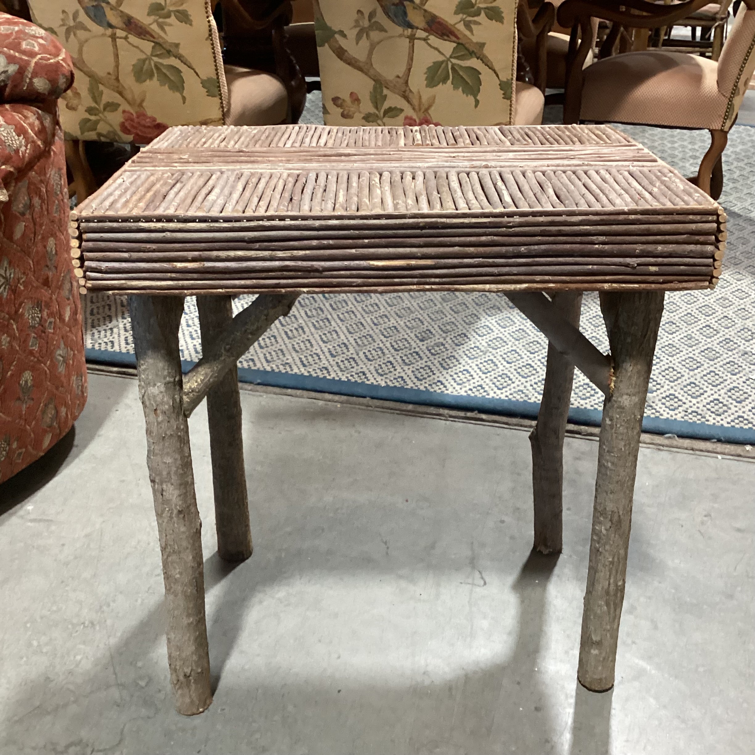 Log & Branch Rustic Accent Table 25"x 19"x 26"