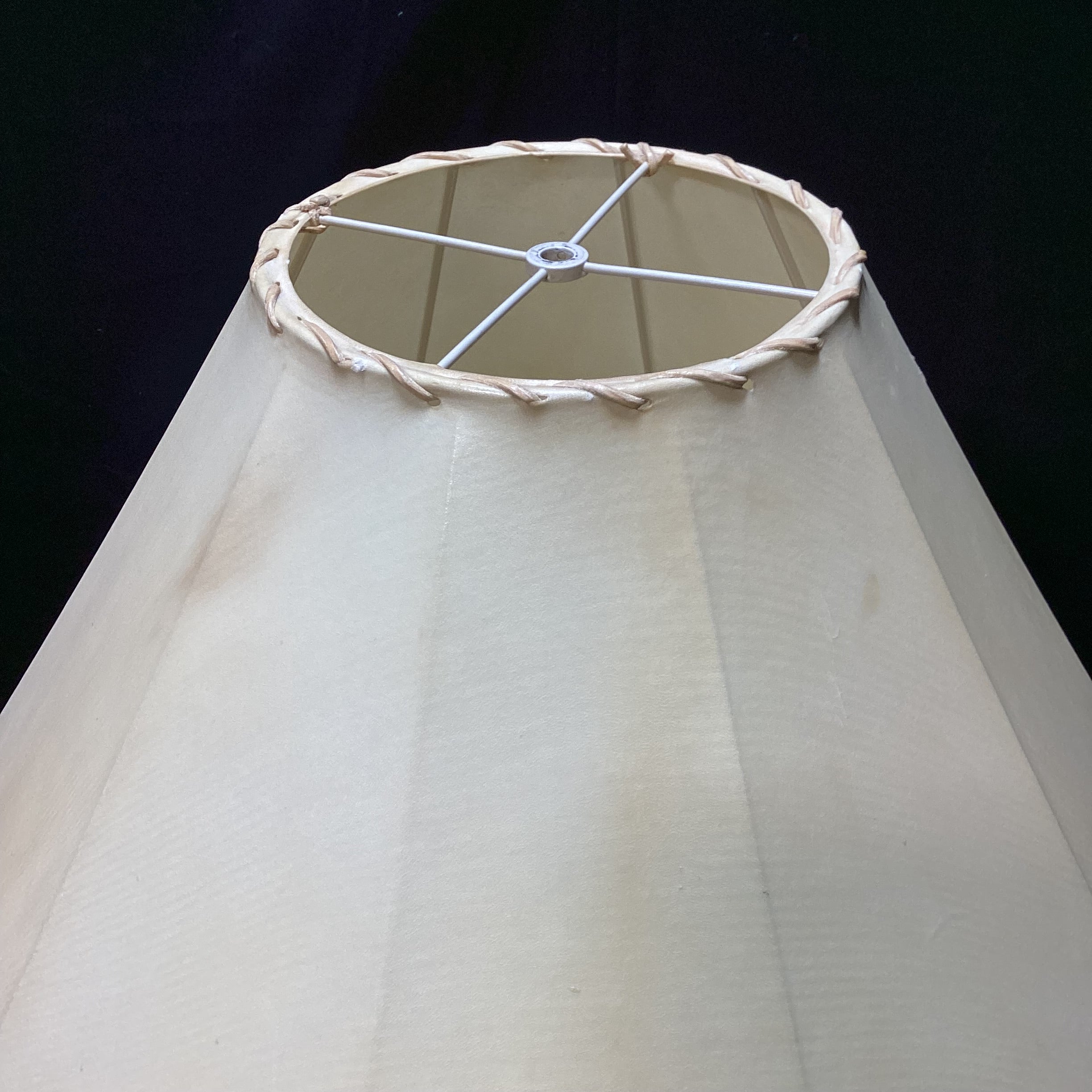 Raw Hide Rustic Lamp Shade (2) 26" x 16.5"