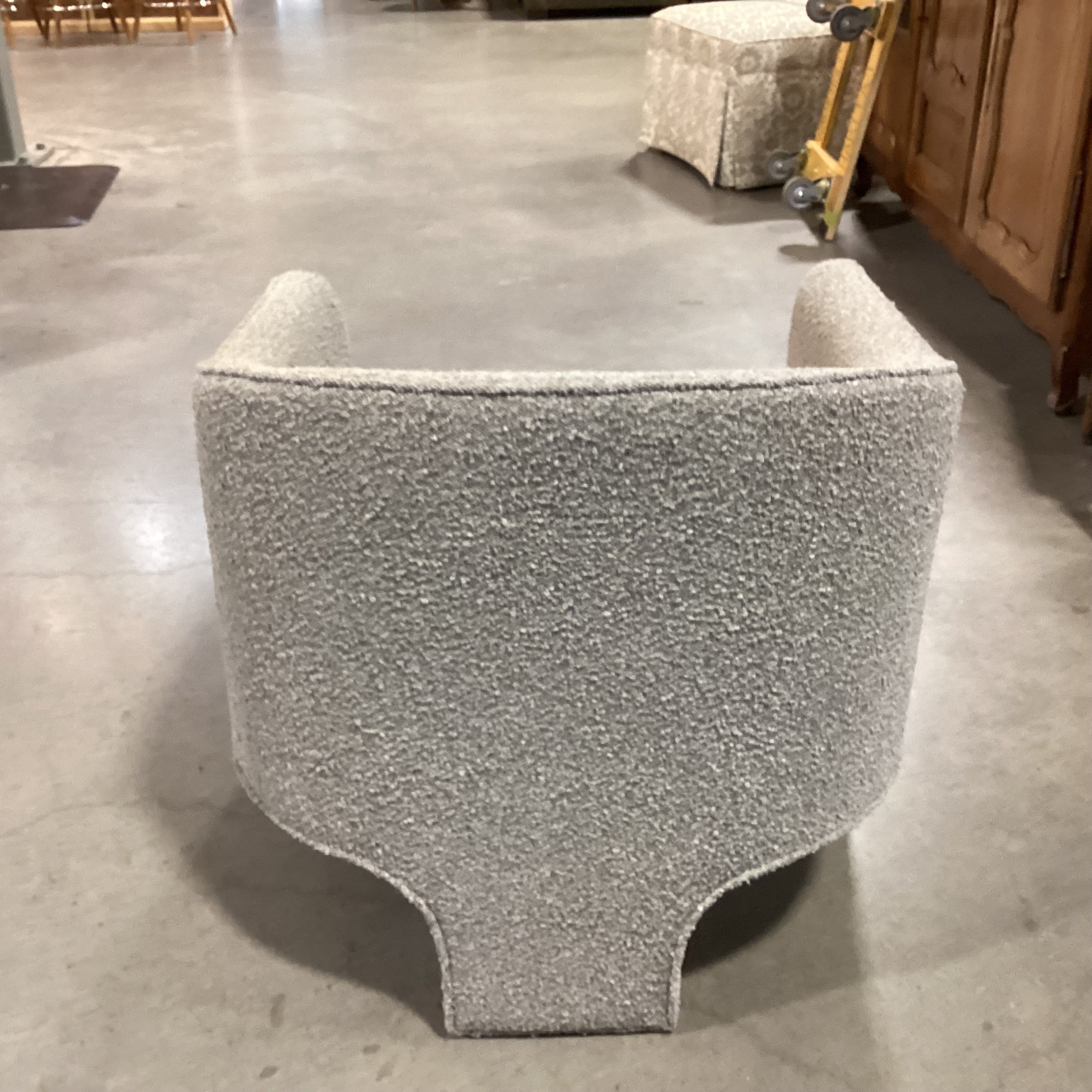 Safavieh Couture Lordyn Modern Grey Boucle Chair 30"x 28"x 30"