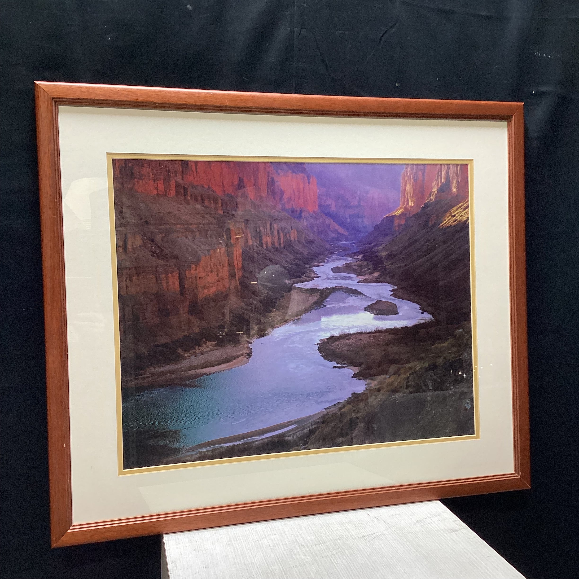 Joseph Holmes "The Colorado River at Nankoweap, Grand Canyon" Framed Photograph 30" x 22.5"