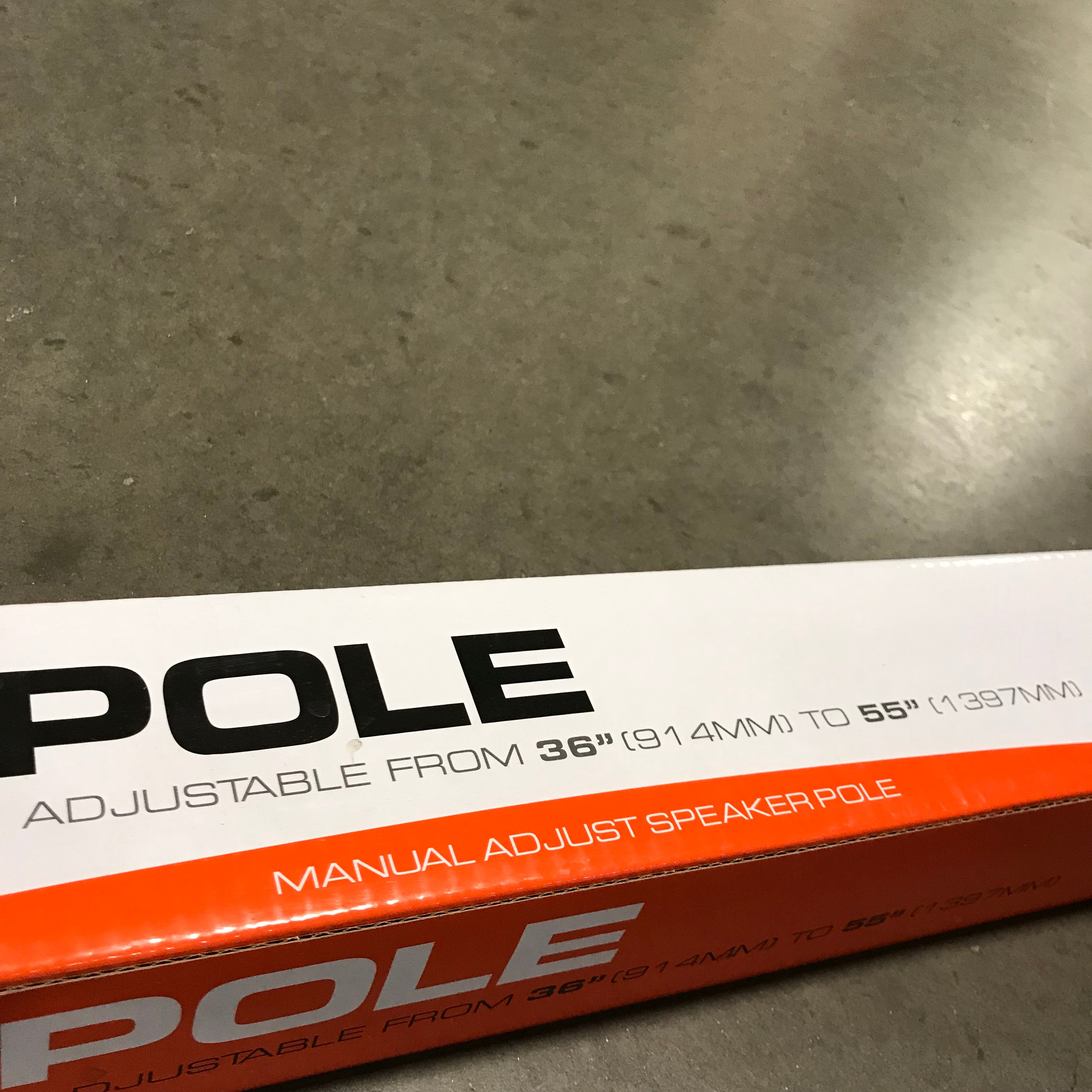 JBL POLE-MA Adjustable Speaker Pole 36"-55"