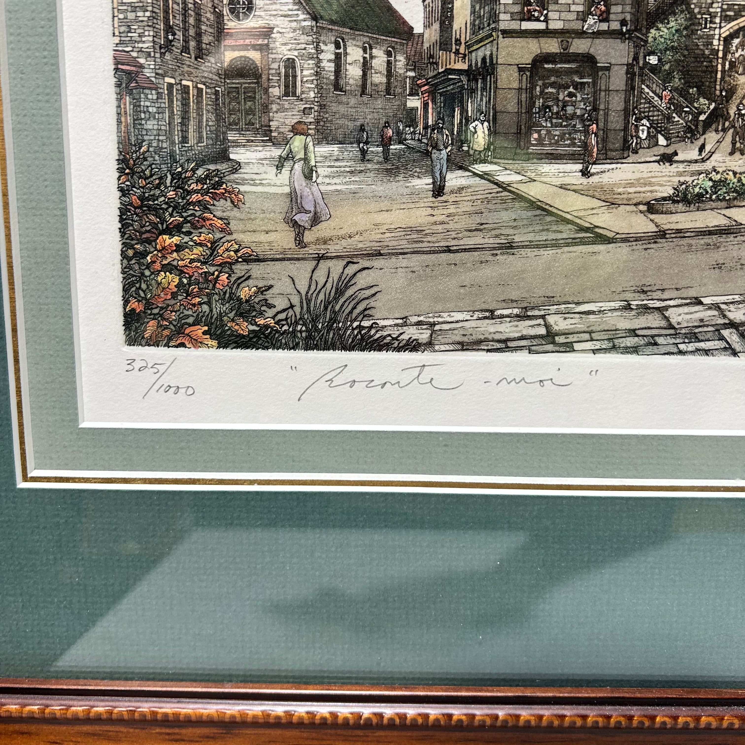 Jacques Brousseau "Raconte-Moi" Limited Edition Signed 23.5"x 19"