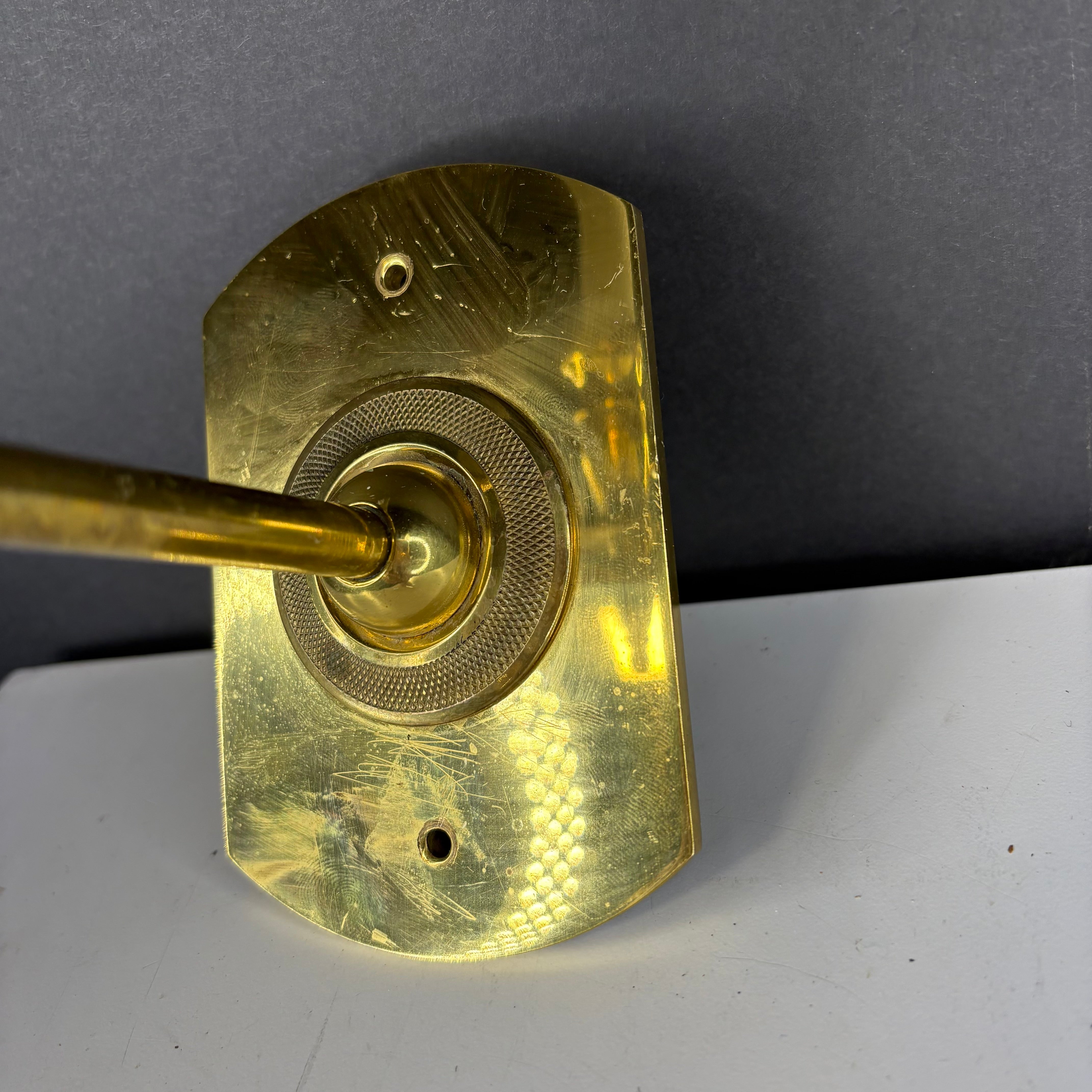 Vintage Traditional 1-Light Brass Candelabra Wall Sconce 2.5”x 10.5”x 5.5”