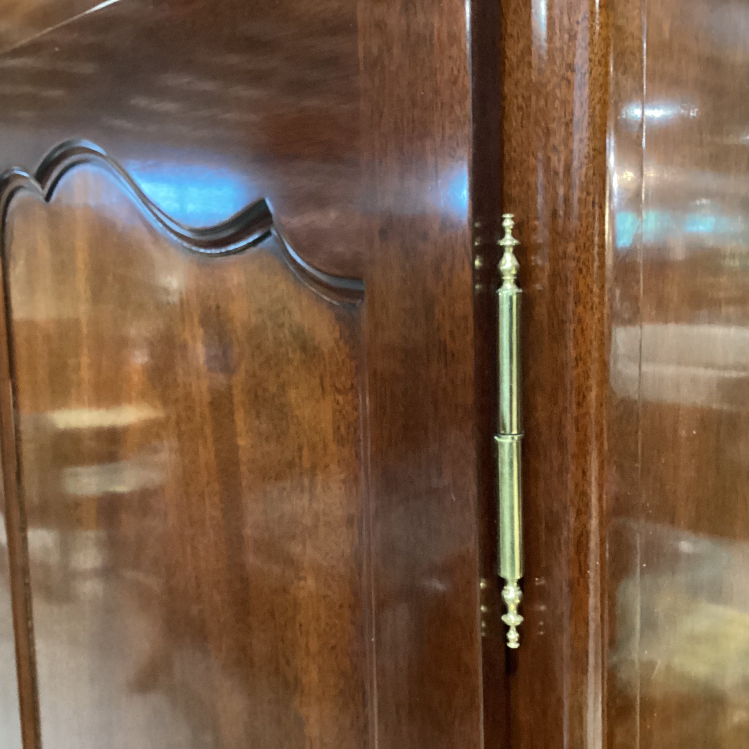 Kindel Winterthur Reproductions Lacquer Finished Wood 2 Door 3 Drawer Armoire 52"x 23"x 75"