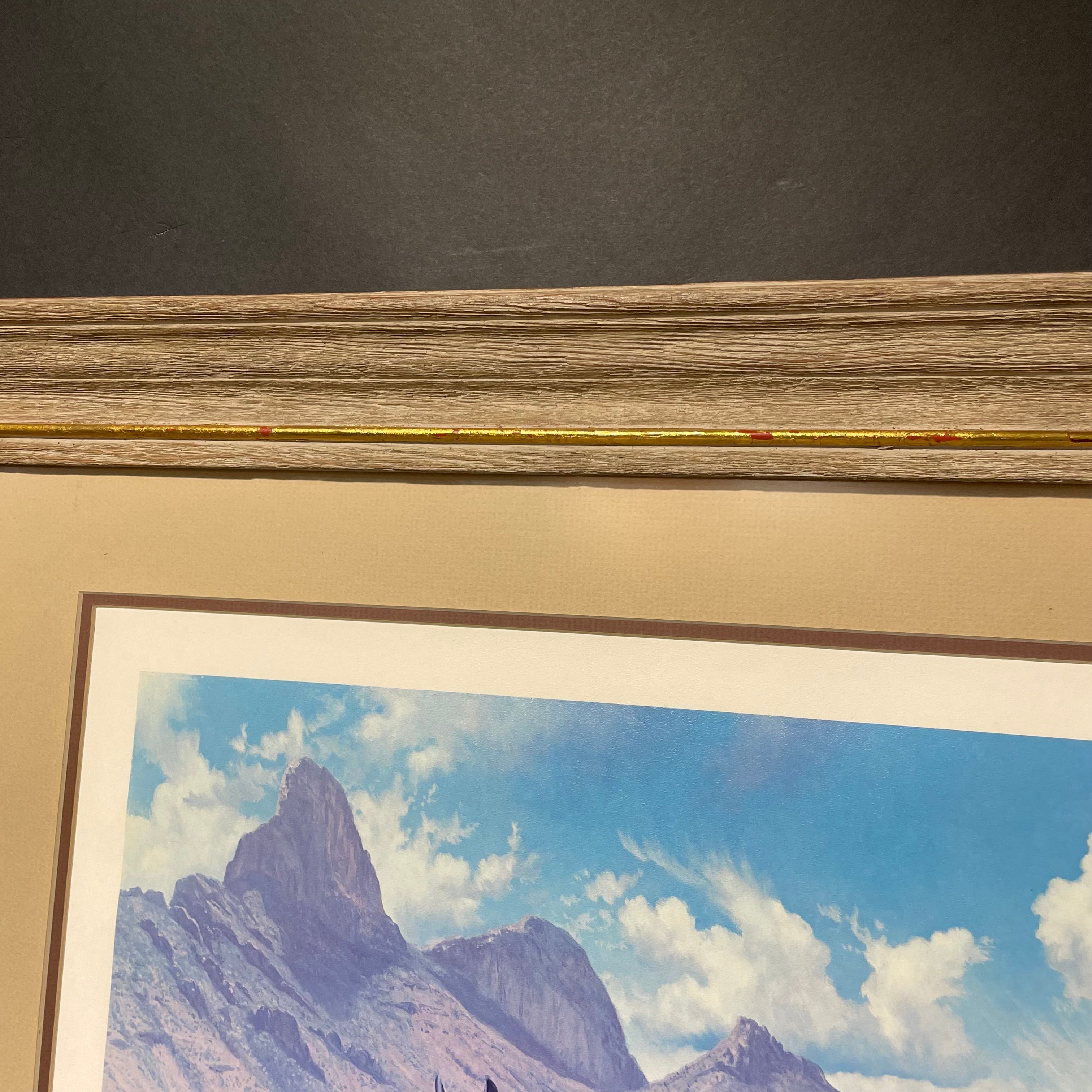 Fred Lucas "Arizona Lifeline" Print In Wooden Frame 43 1/2" x 34"