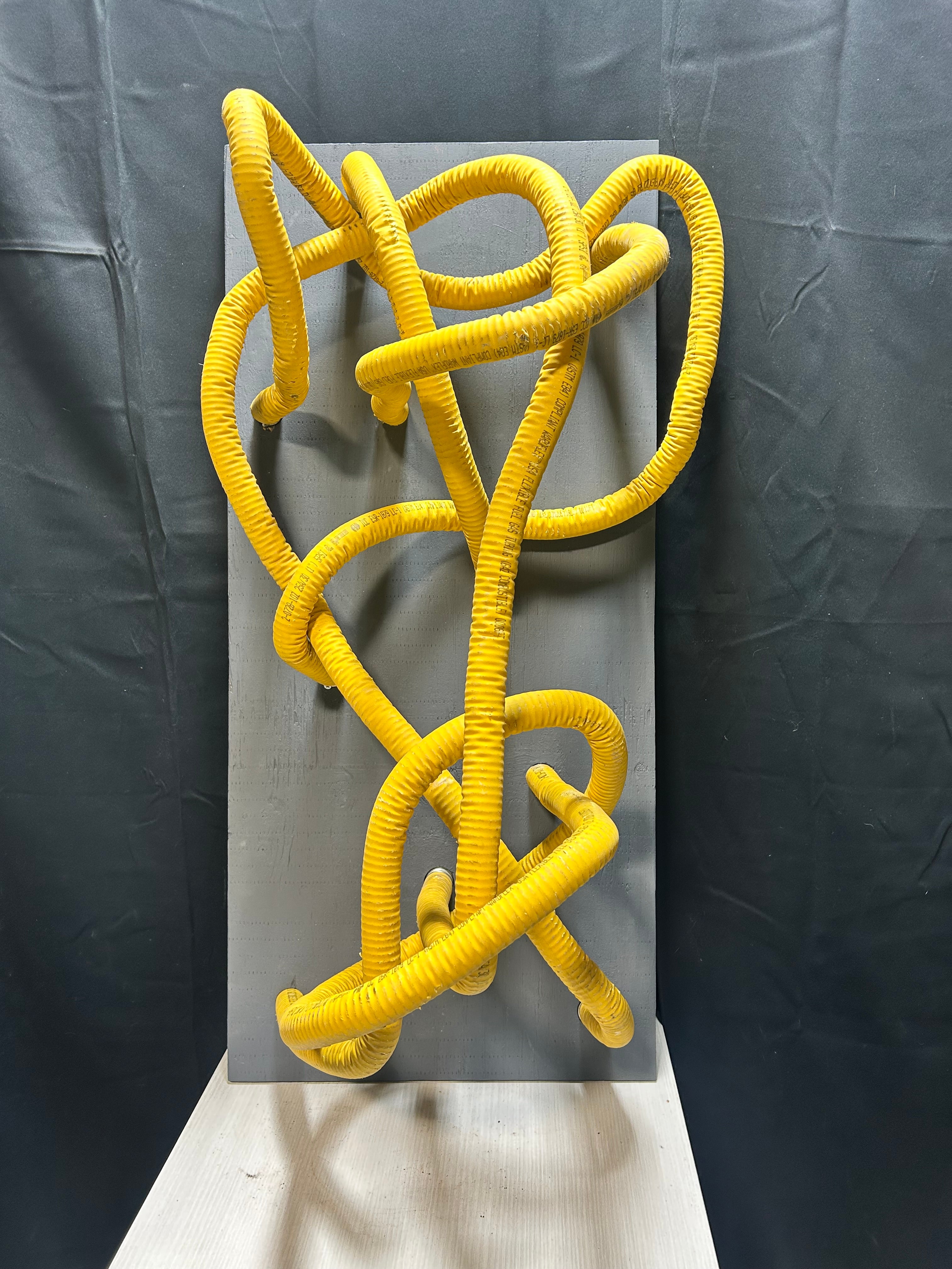 Art Work From Our Repurpose Reuse Recycle Dept, Called "Confusion" 18.5"x 40"