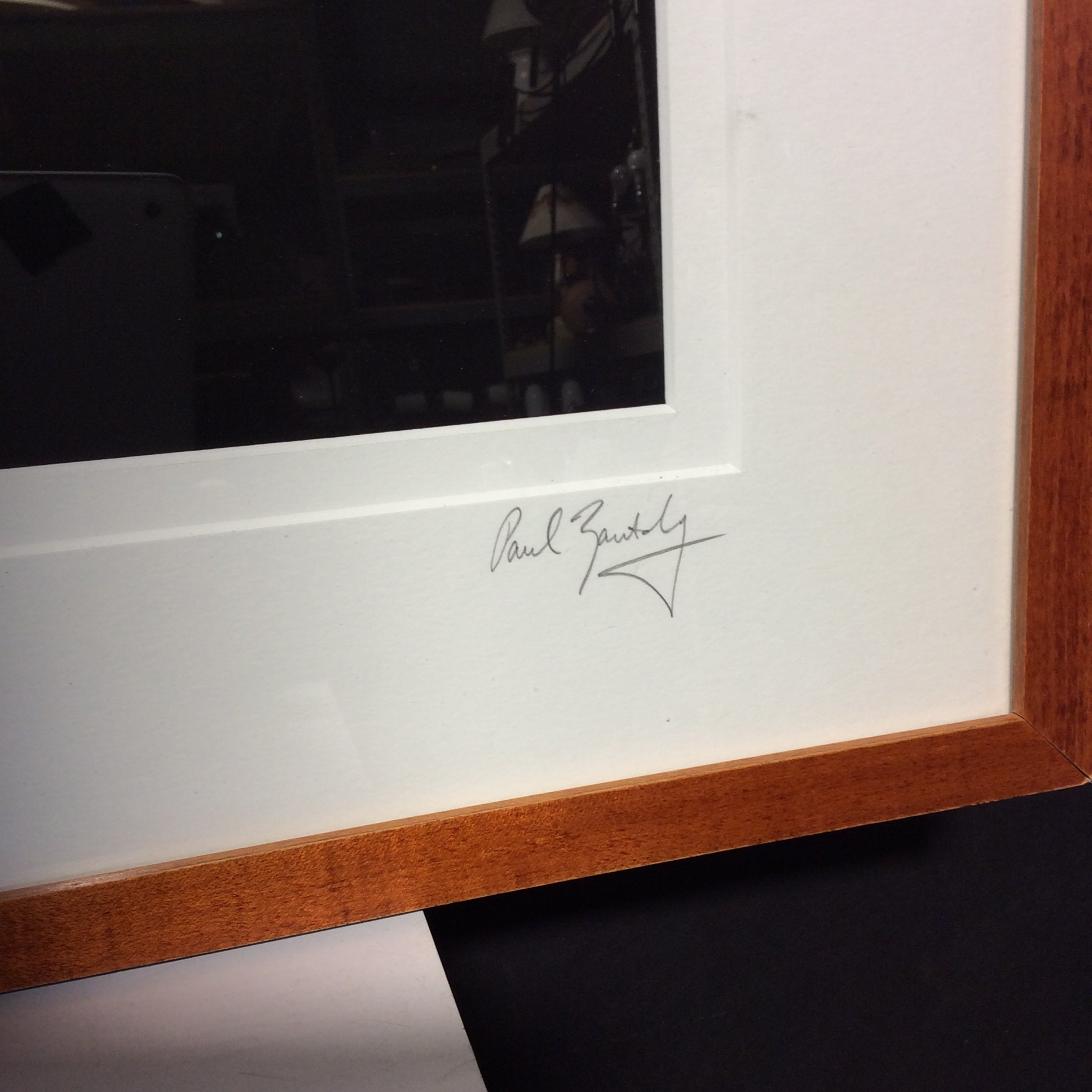 Paul Zautely Signed "Wonder Of The Black-tailed Deer" Giclee Photograph In Frame 25 1/4" x 19 1/2"