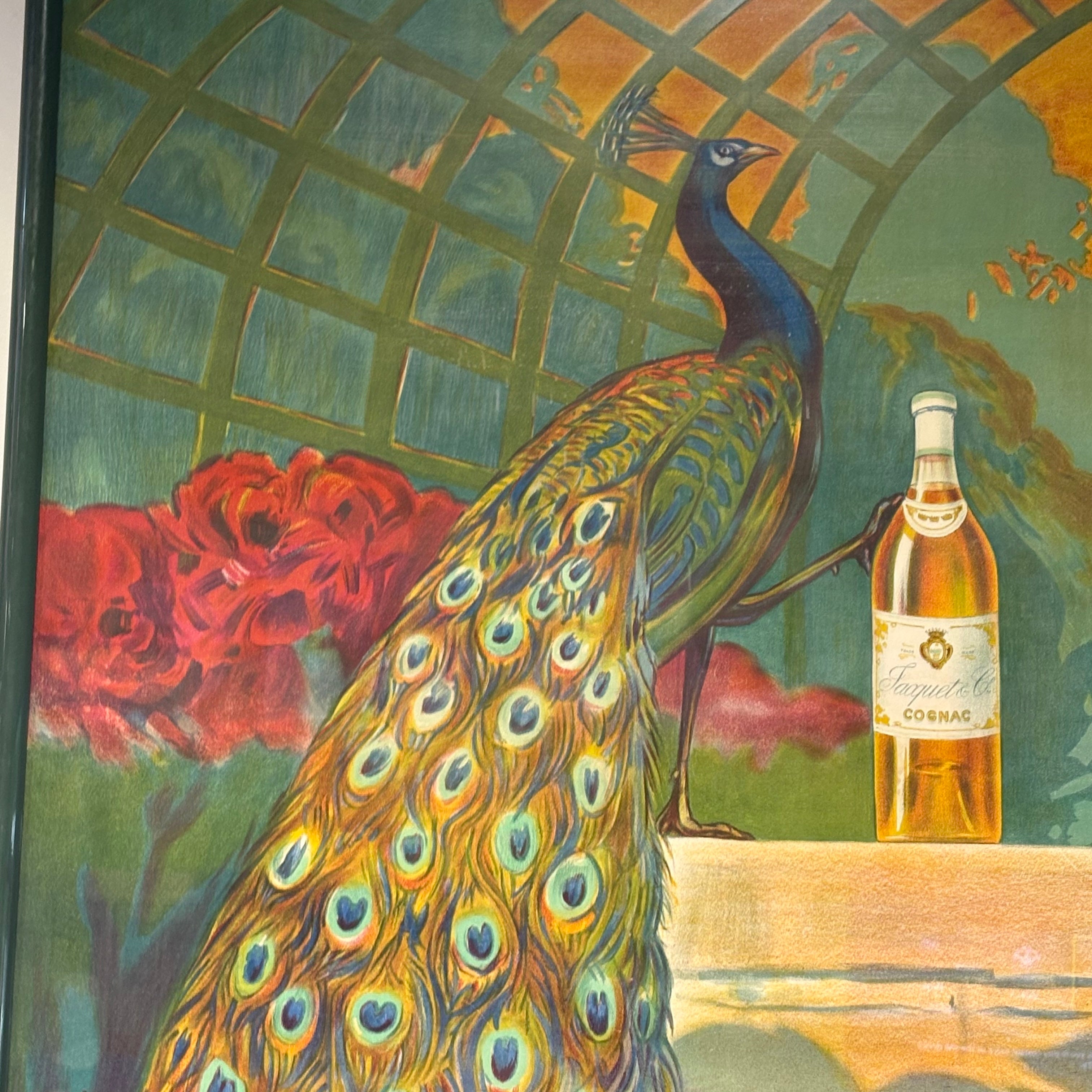 Cognac Jacquet Peacock Wall Decor