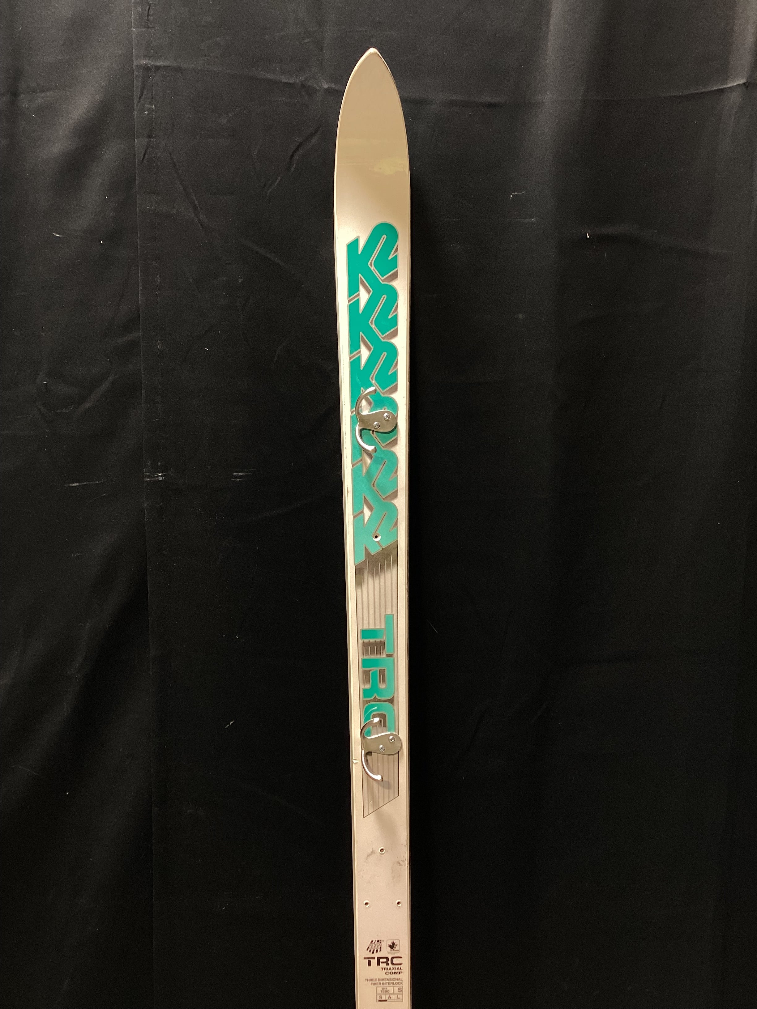 Vintage 1989 K2 TR Comp Alpine Ski Retrofitted Coat Rack 3" x 70"