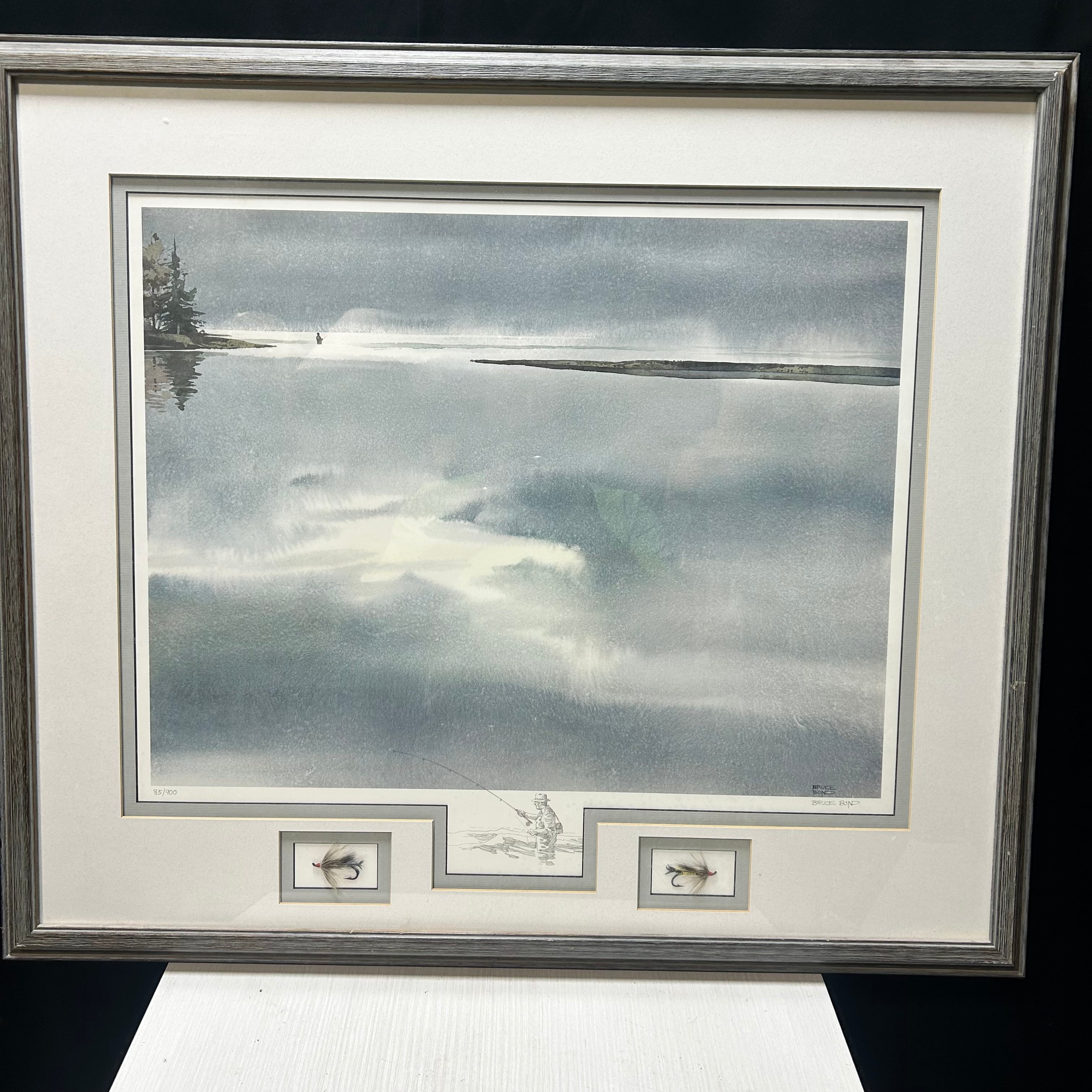 Bruce Bond "Fisherman" Signed Limited Edition 85/900 31"x27"