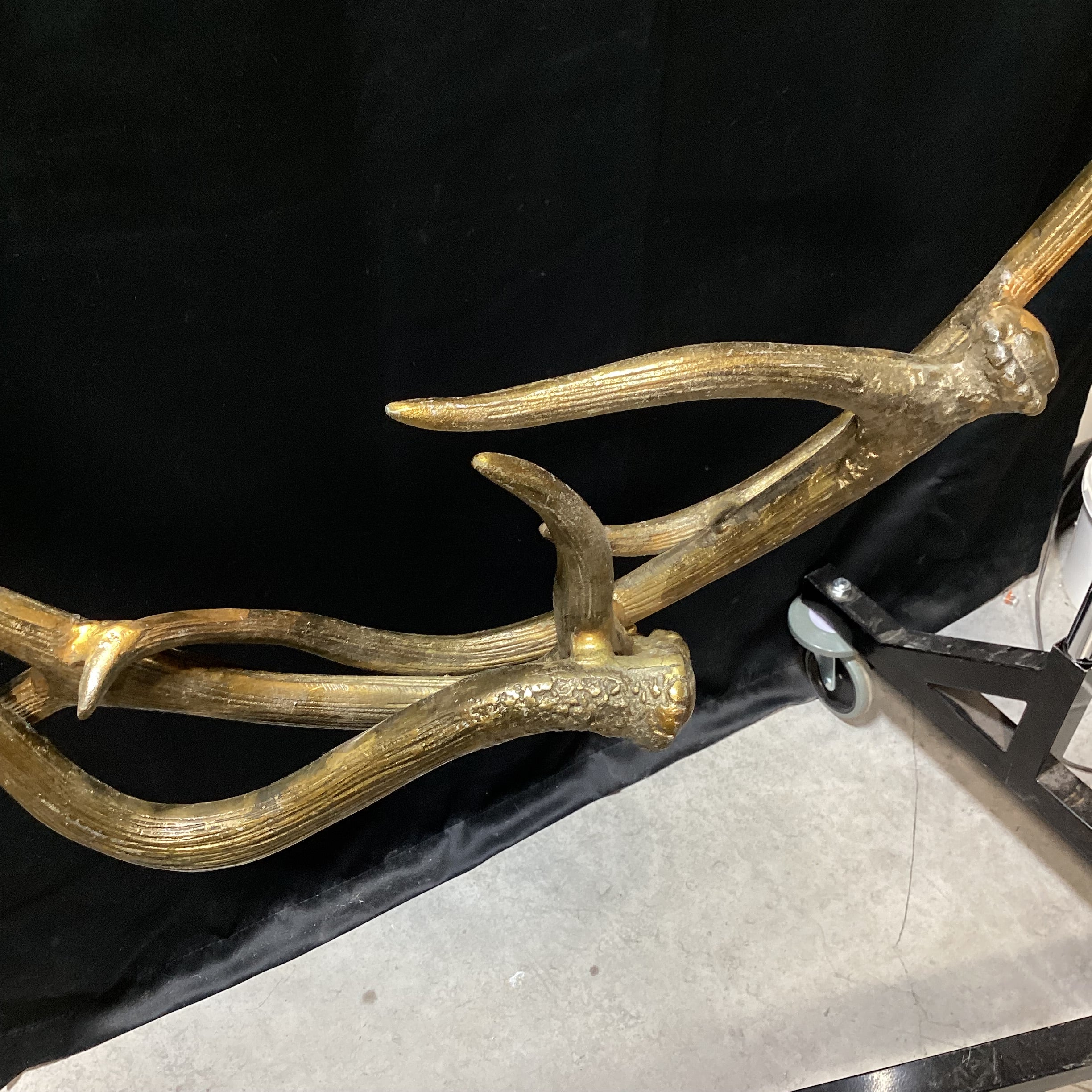 Faux Antler Aluminum Cast Hanging Art (2) 43" x 65"