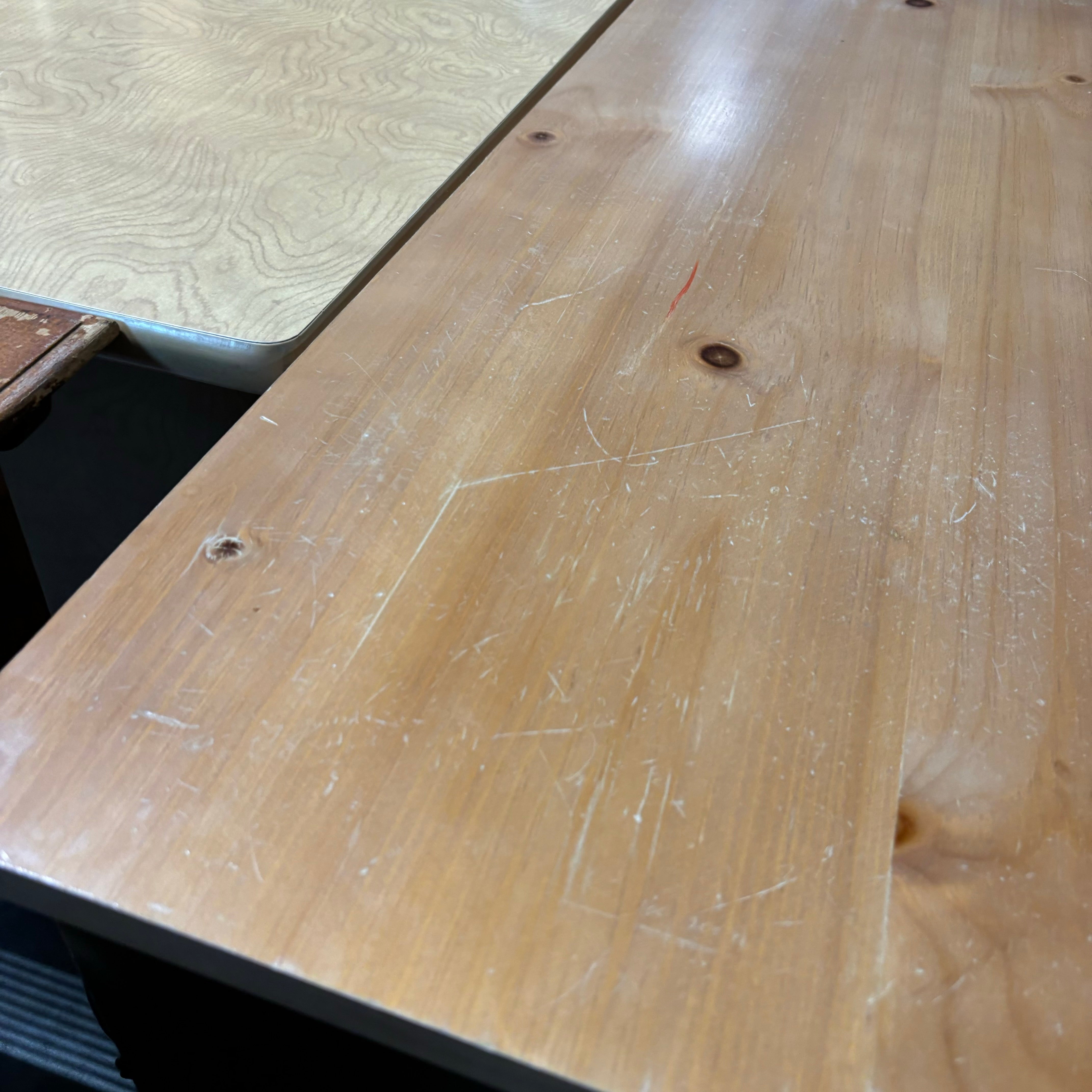 Solid Wood 7 Drawer Desk 56"x 26"x 29.5"
