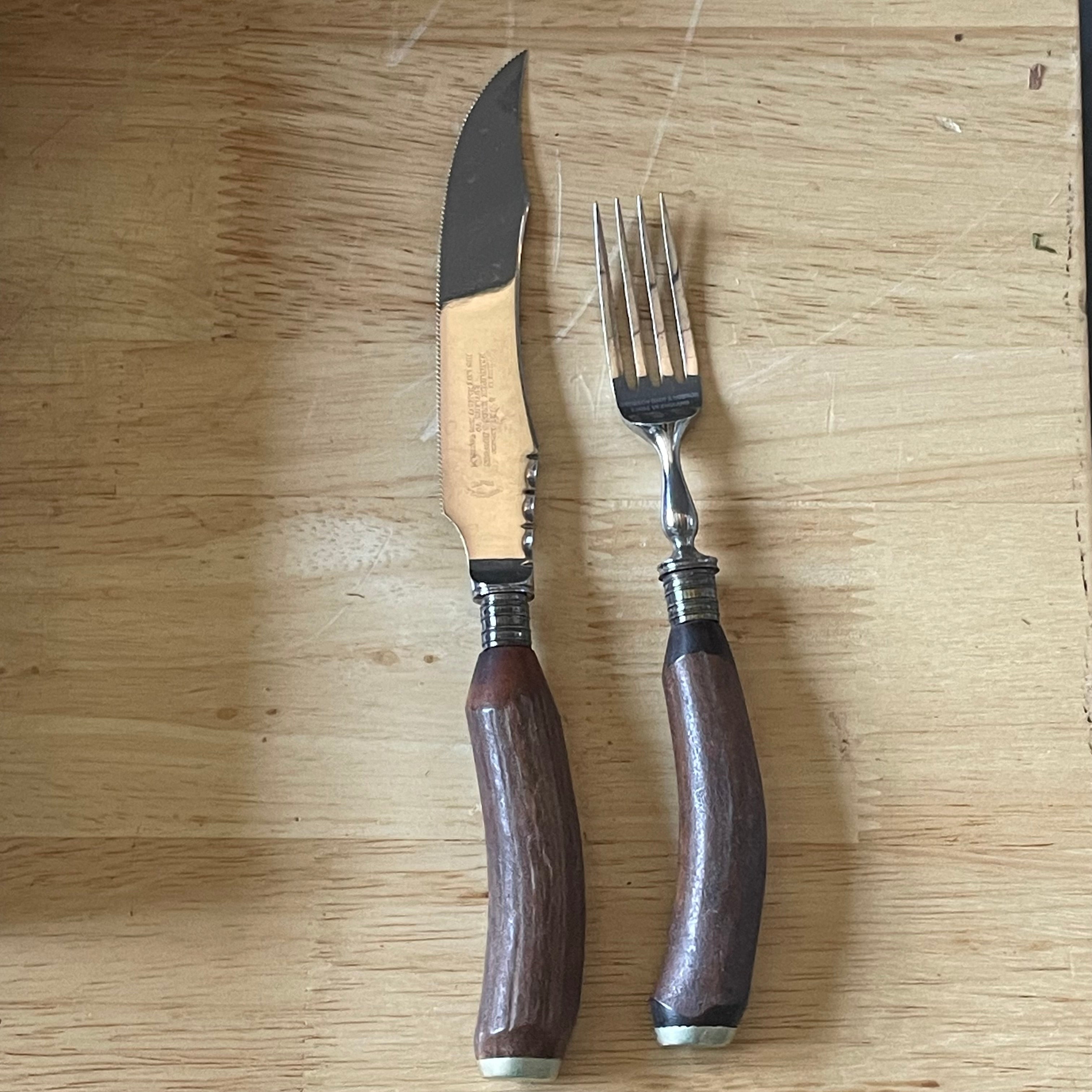 Vintage Set of 14 Pieces Harrison Bros. & Howson Master Steak and Carving Serviceware