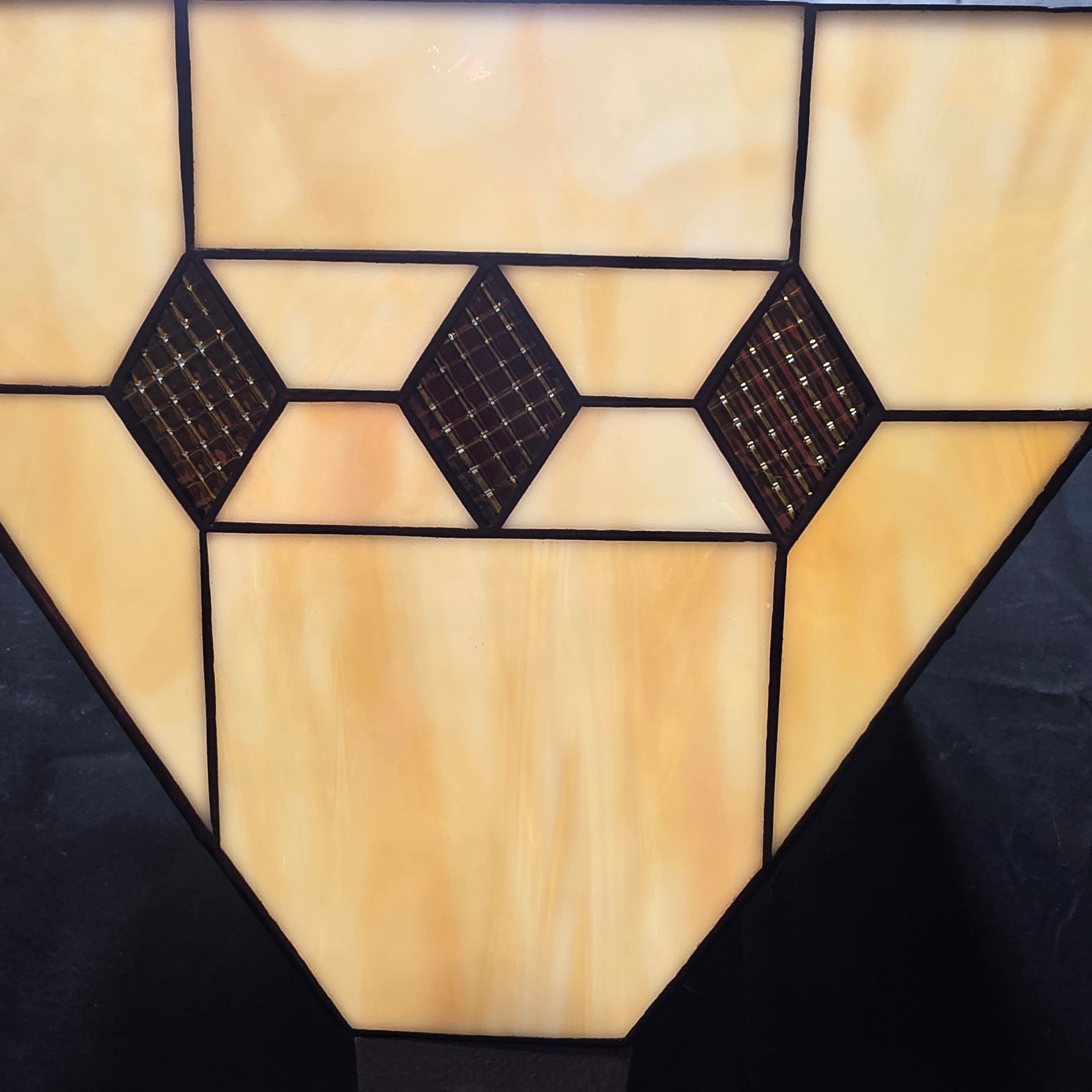 Tiffany Style Floor Lamp Simple Modern Style with Key Switch 14"x14"x71"