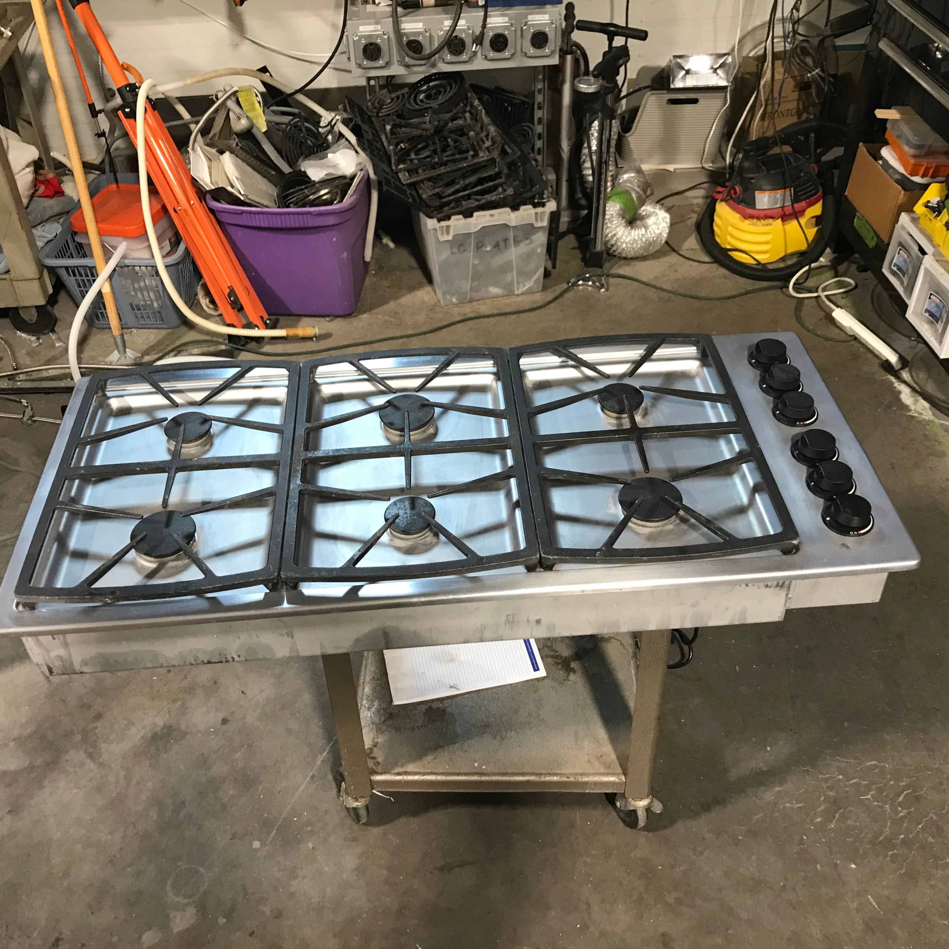 Dacor Stainless Steel 6 Burner Gas Cook Top 46"x 21"x 5"