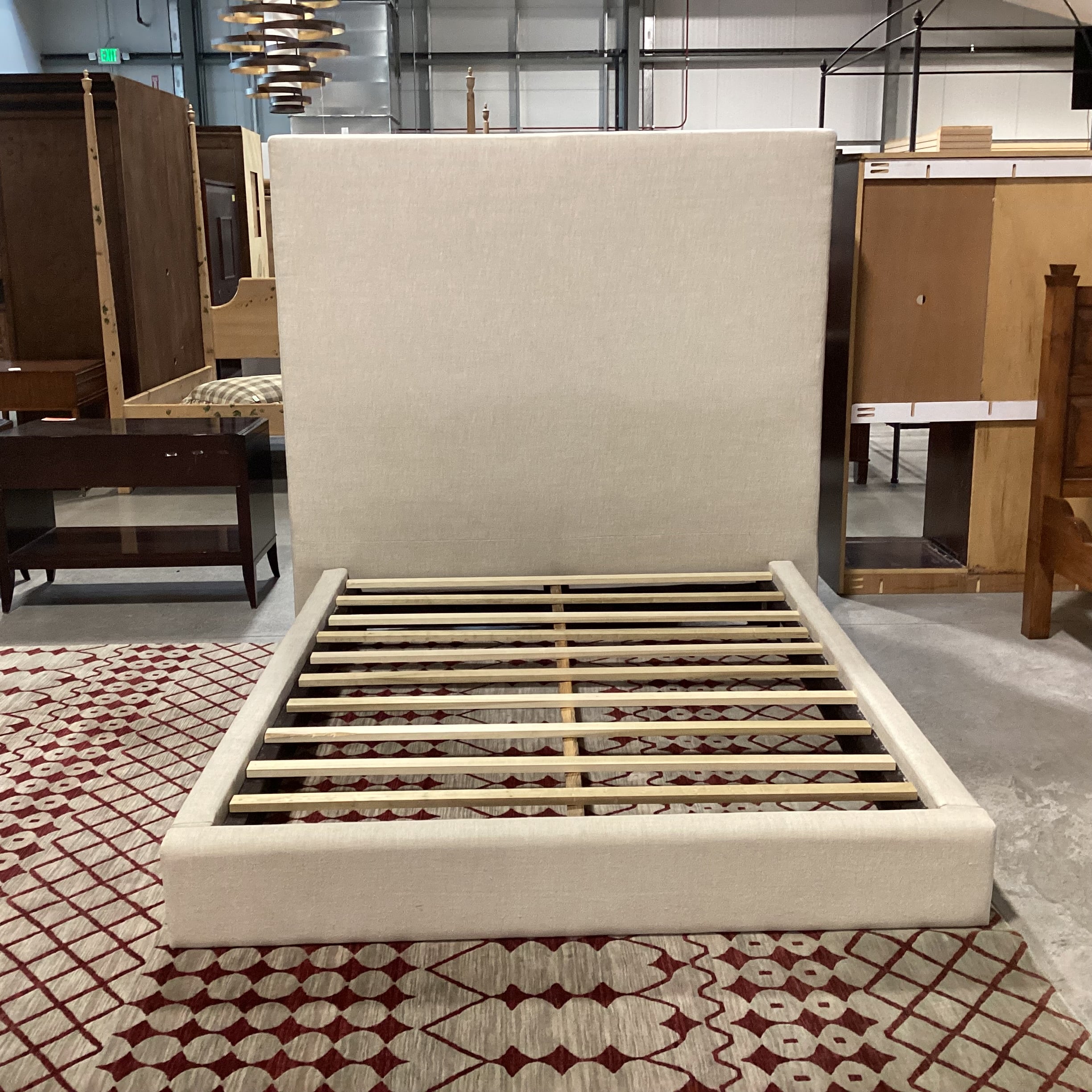 QUEEN Restoration Hardware Linen Bed Set 75"x 87"x 69"