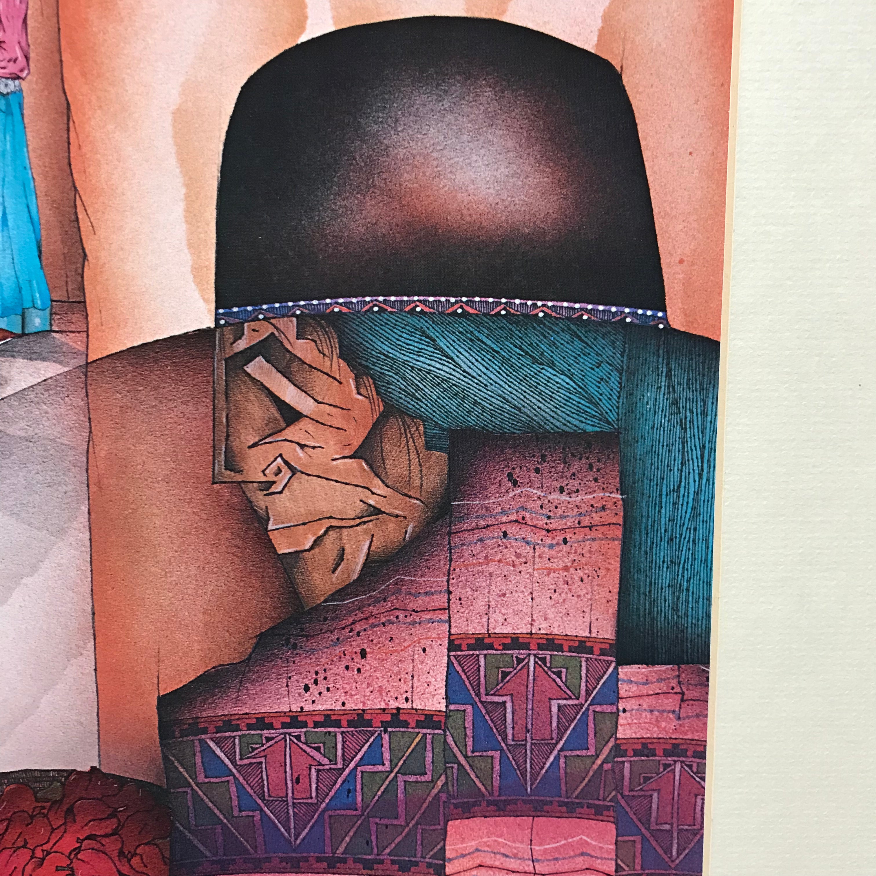 30"x 24" "La Cosecha" Art Print By Amado Pena