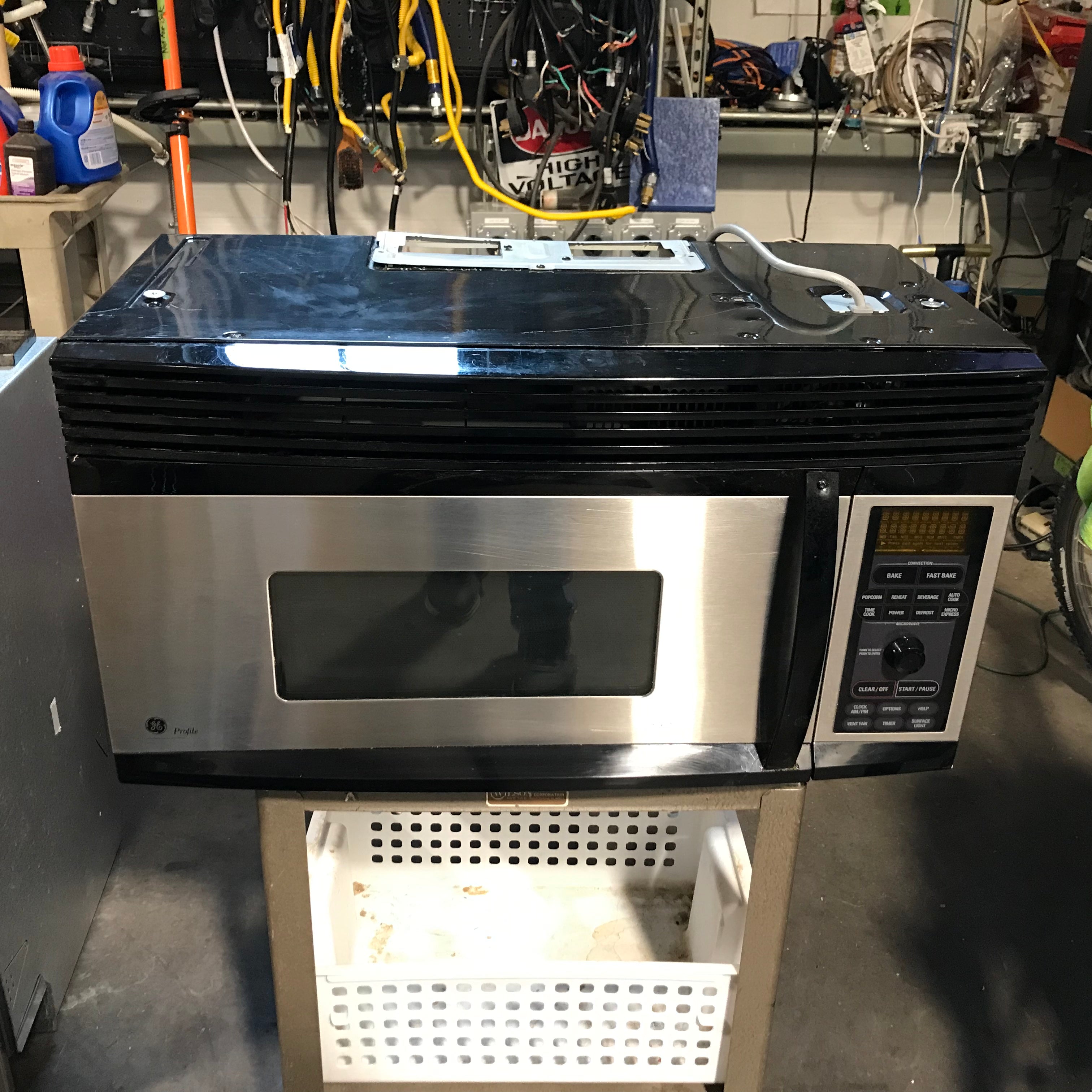 GE Profile Stainless Steel Over-The-Range Microwave 30"x 16"x 16"