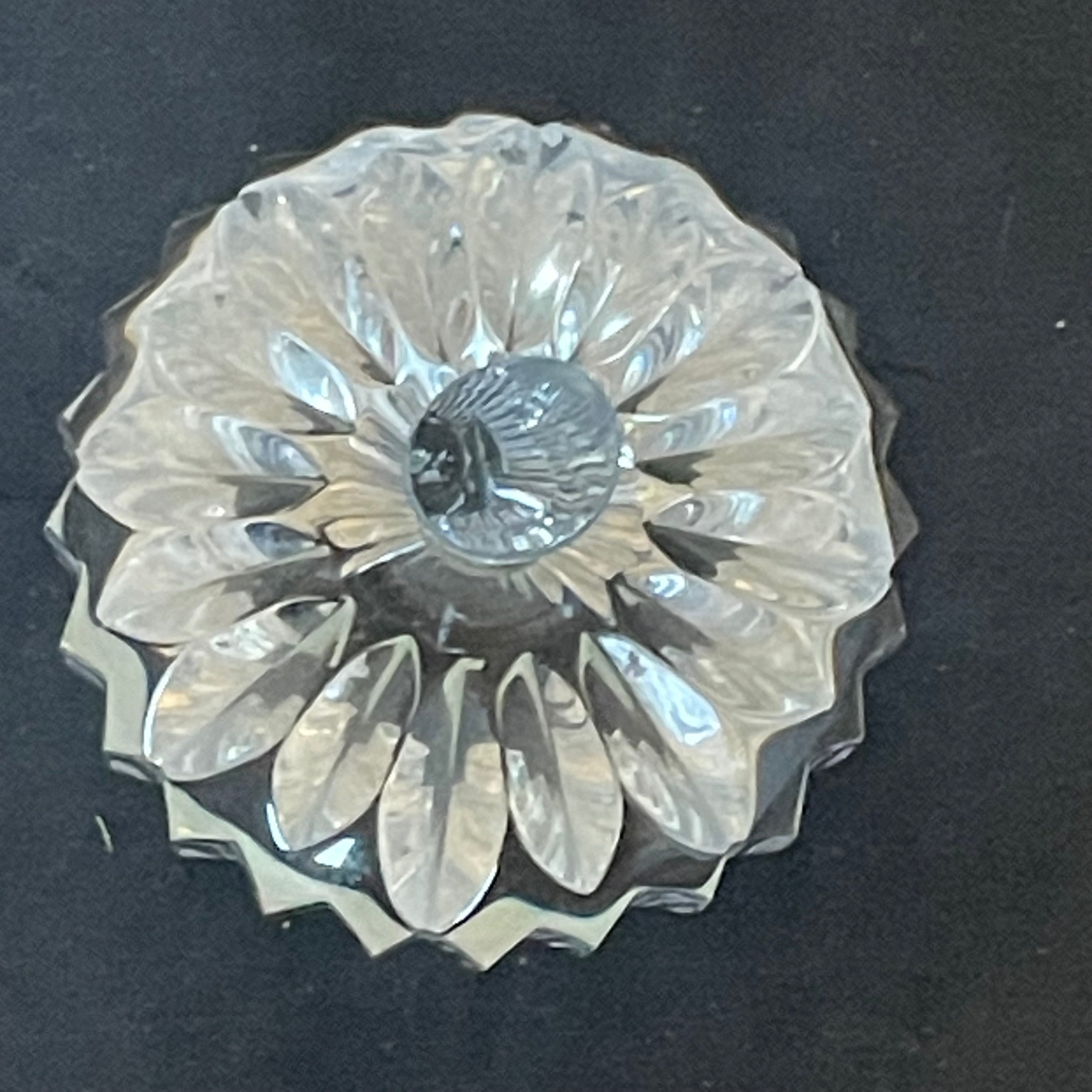 Vintage Waterford Crystal Apple Paperweight, 3"x 3"