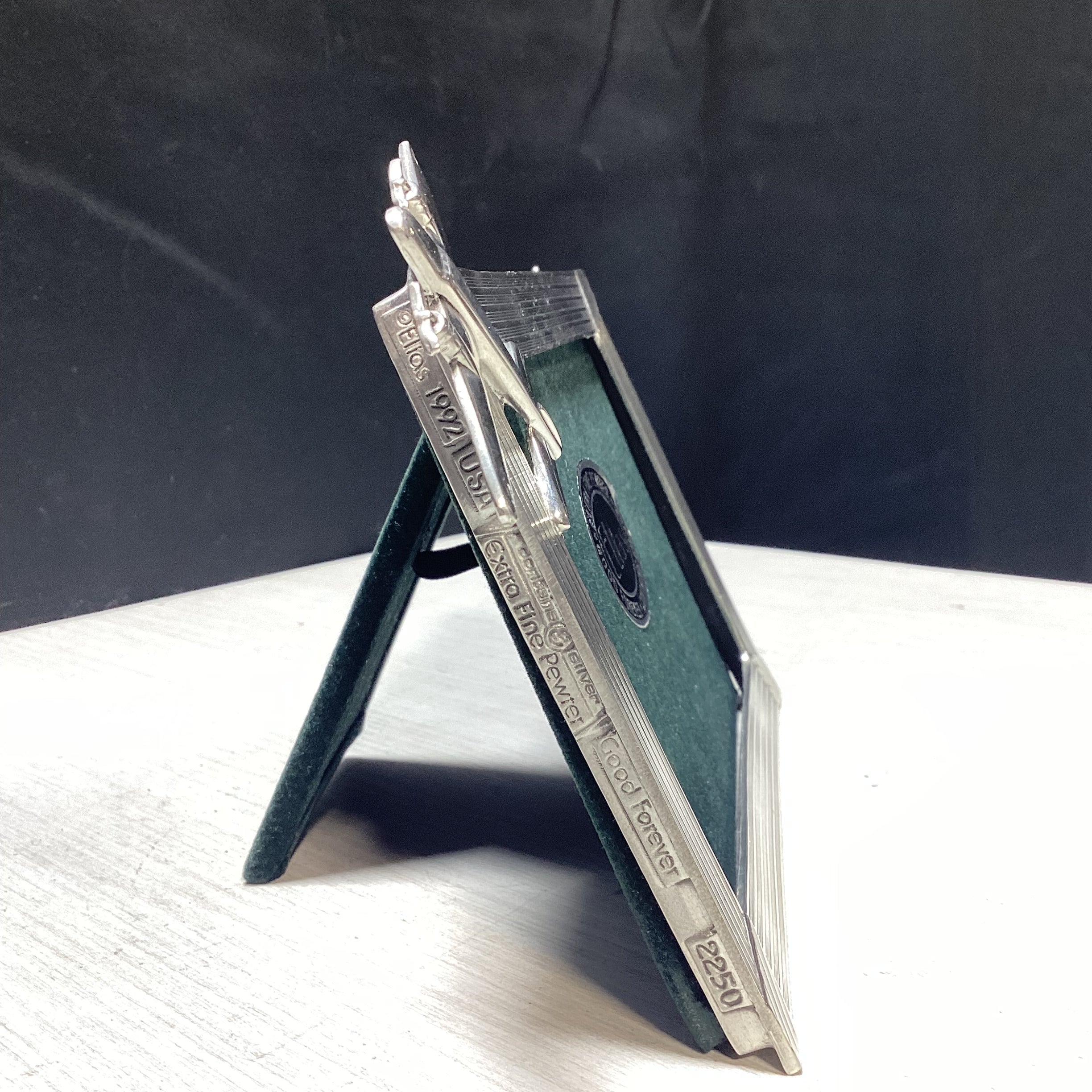 Elias Extra Fine Pewter Silver Frame With Airplane 6.5" x 4.5"