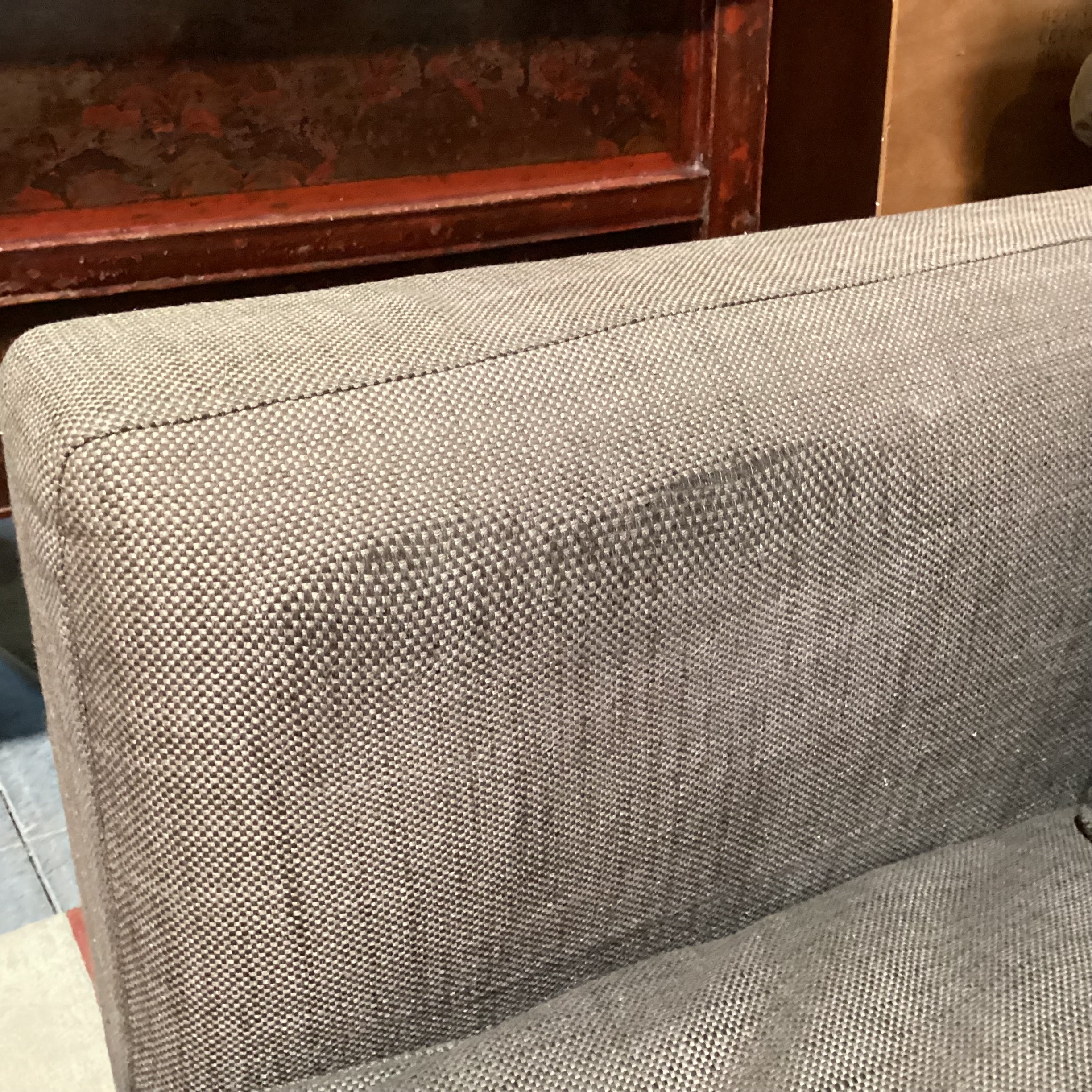 Camerich Brown Linen Down Mix Modern 2 Piece Sectional 113"x 89"x 44"x 25"