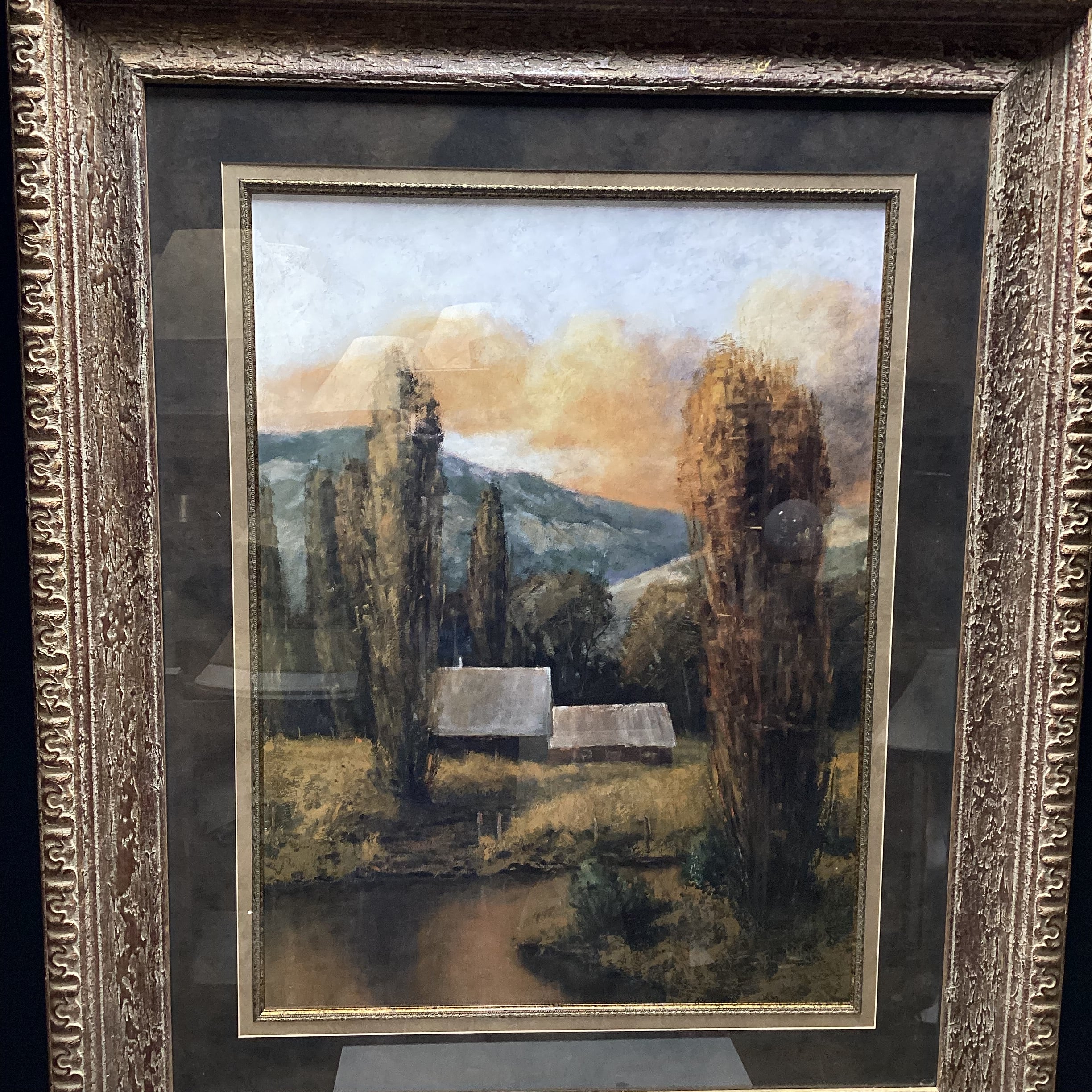 Peaceful Retreat Framed Painting Print 40" x 48"