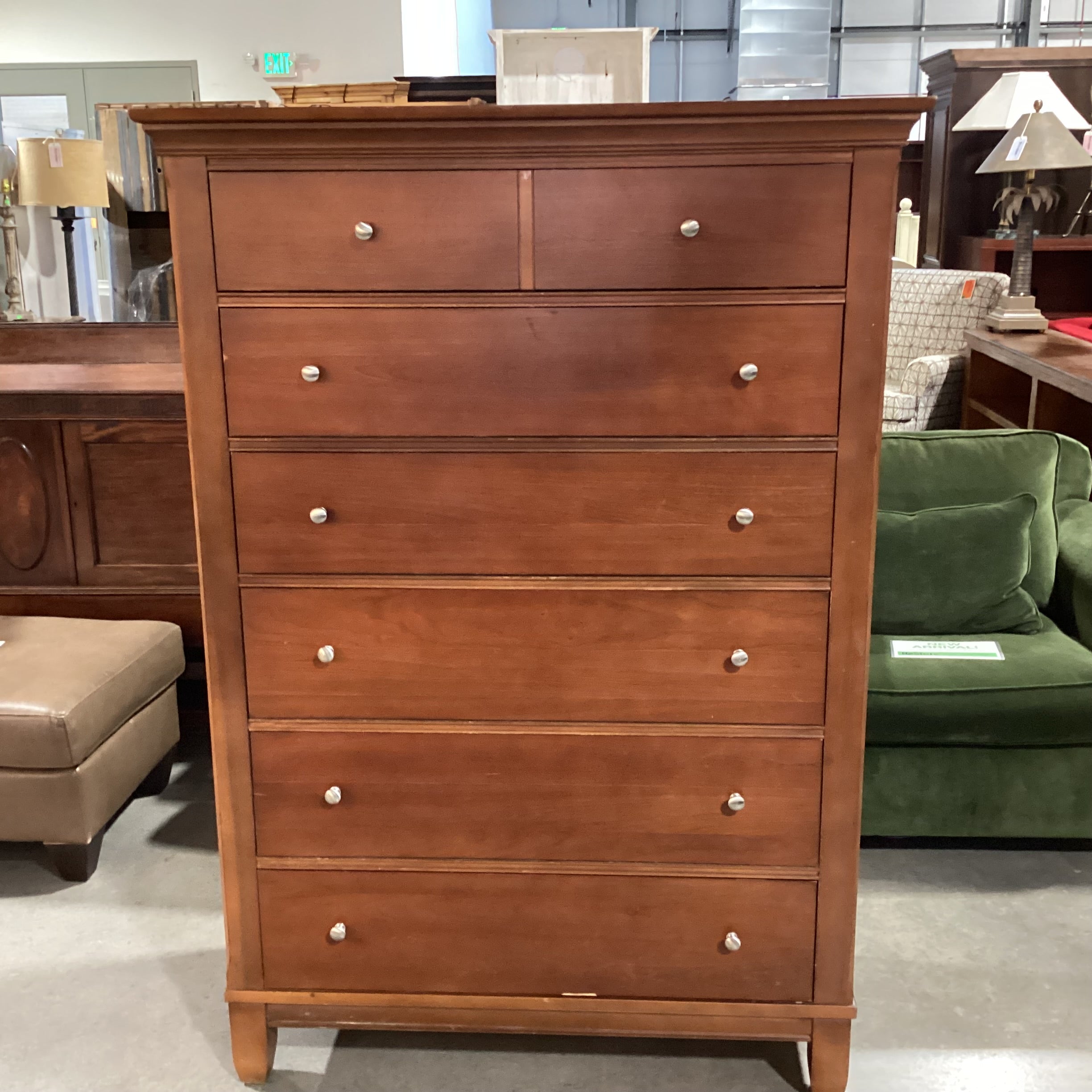 Thomasville Finished Wood 6 Drawer Chest 42"x 19"x 60.5"