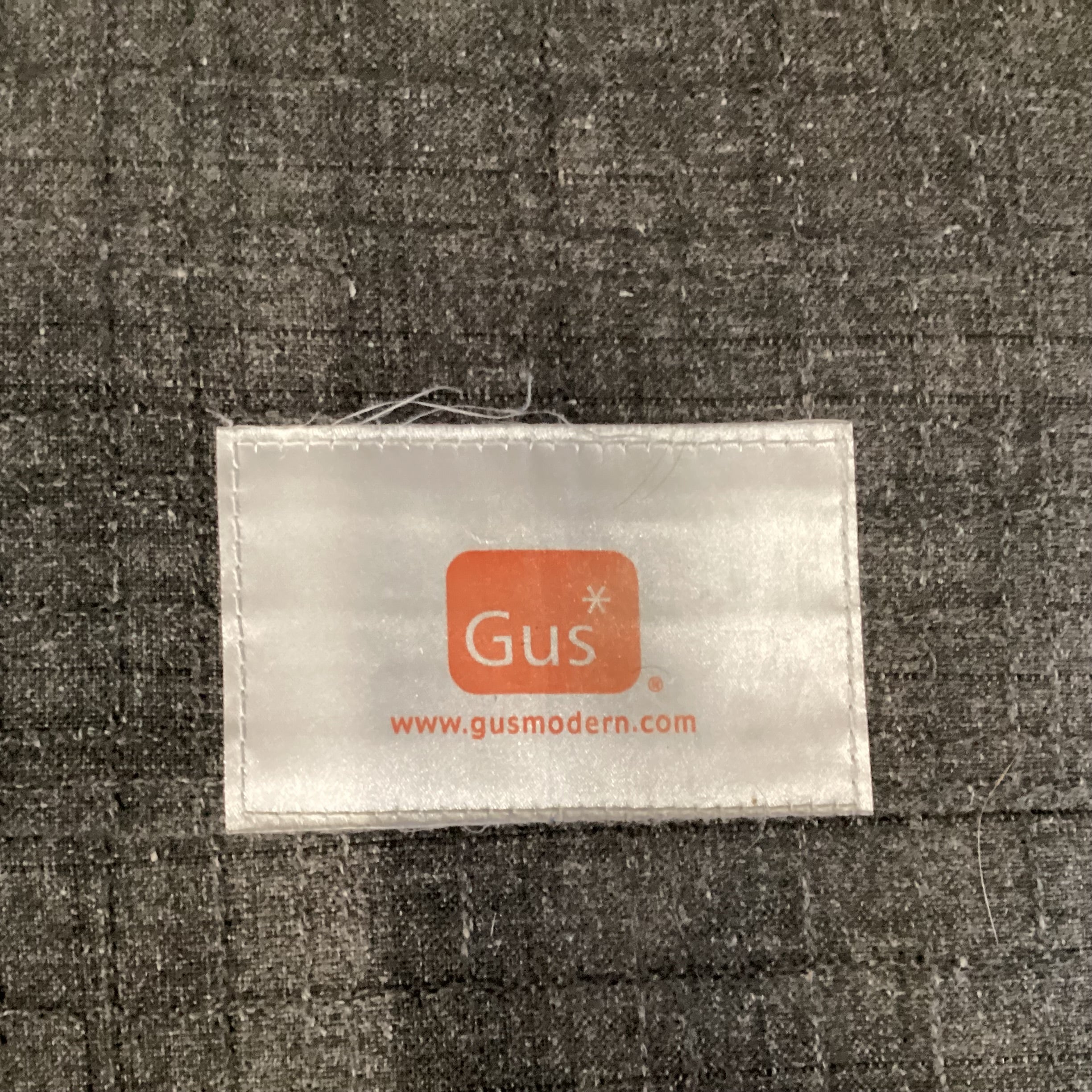 Gus Modern Charcoal Grey Sofa 86"x 36"x 25.5"