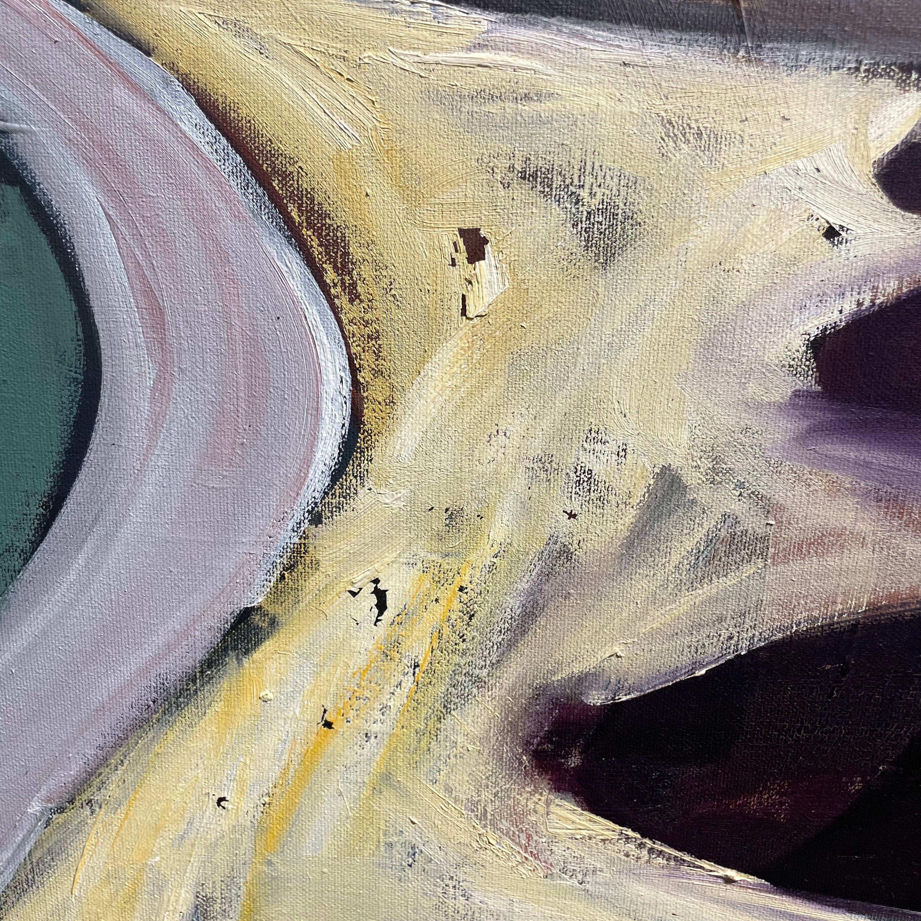 RKB Signed/ Dated Original Landscape On Framed Canvas 45 1/2" x 45 1/2"