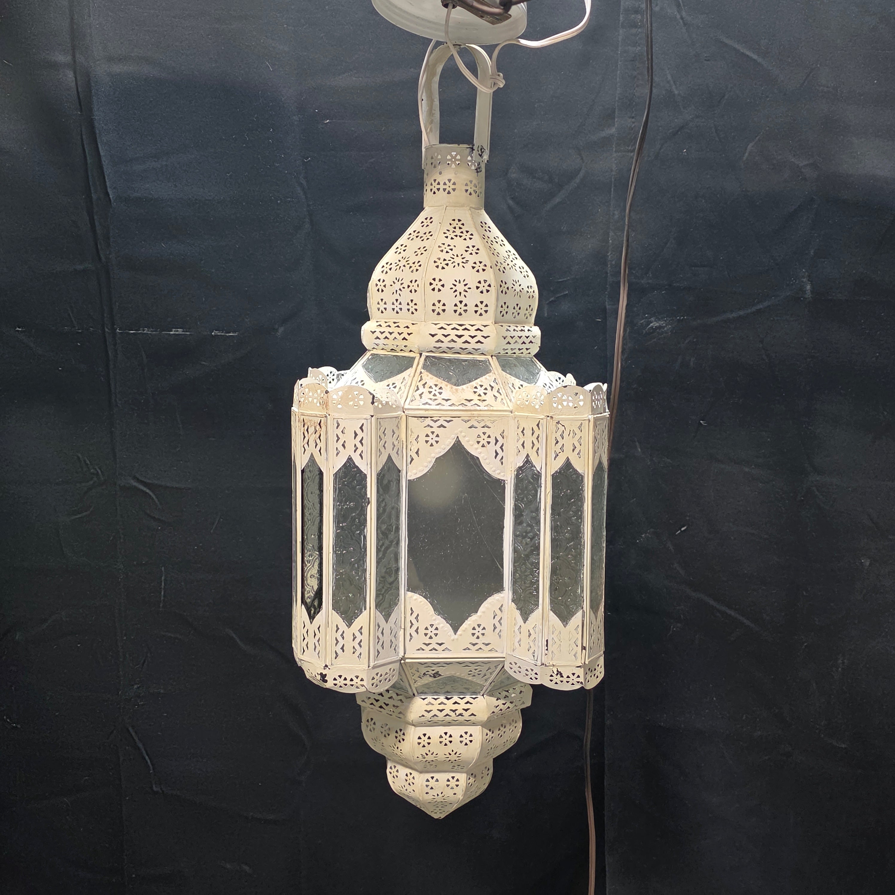 Moroccan Chandelier Pendant Light 11"x11"x27"