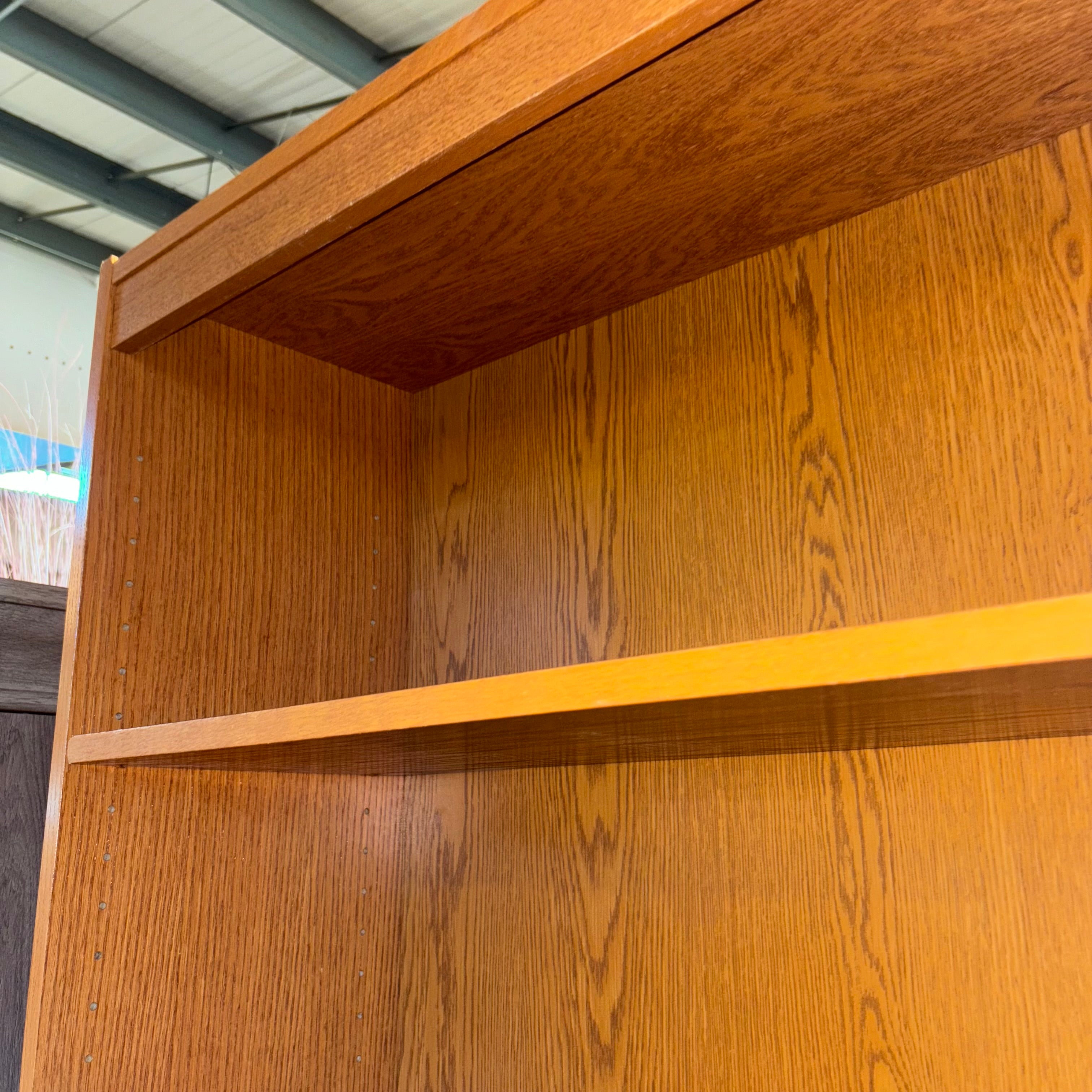 Wood Style Laminate 6 Shelves Adjustable Height Bookcase 36"x 12"x 84"