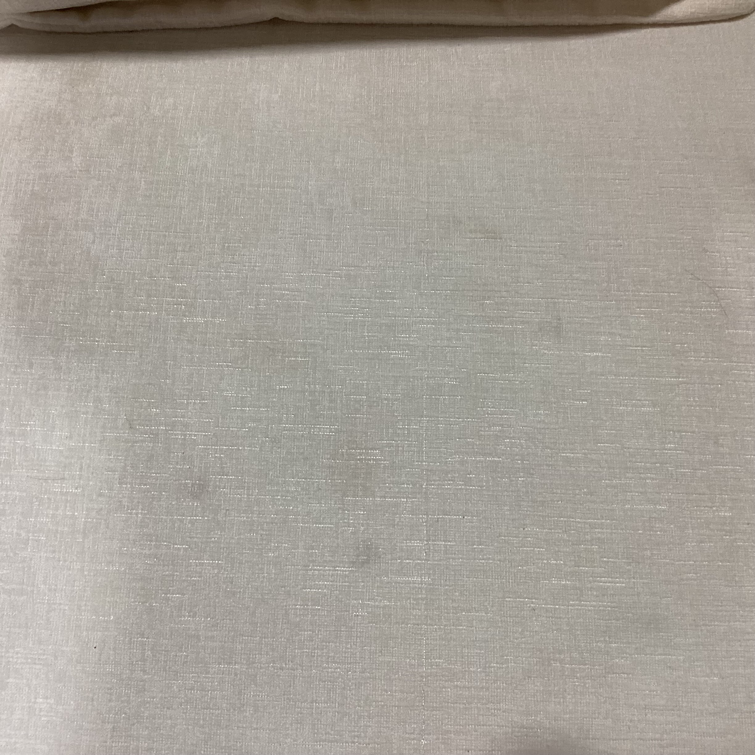 Cream Chenille Woven 3 Piece Modular with Ottoman Sofa 86"x 37"x 32"