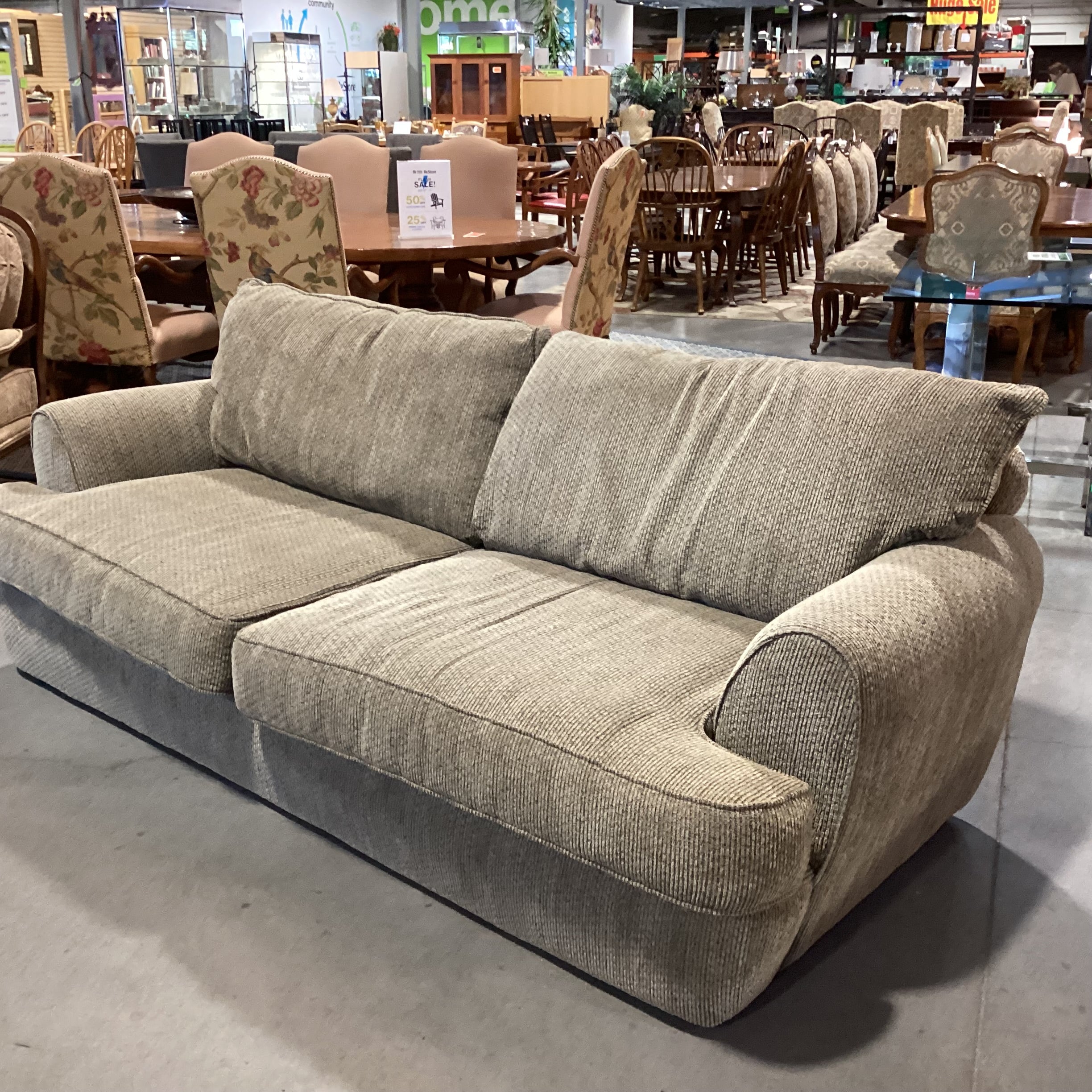 Sage Multi Texture Woven Sofa 92"x 43"x 29"