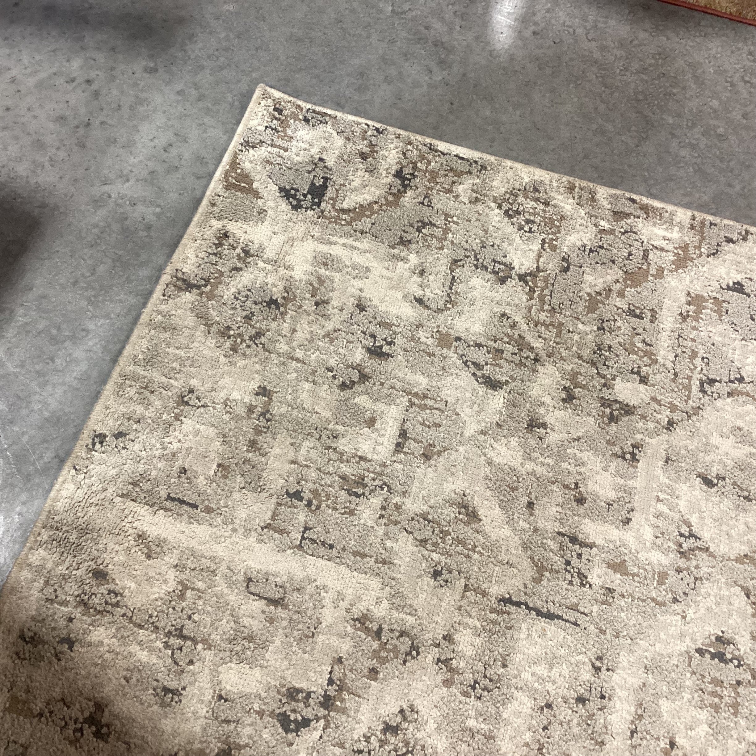 Threshold Elliot Geo Grey Taupe Beige Raised Texture Rug 7'x 10'