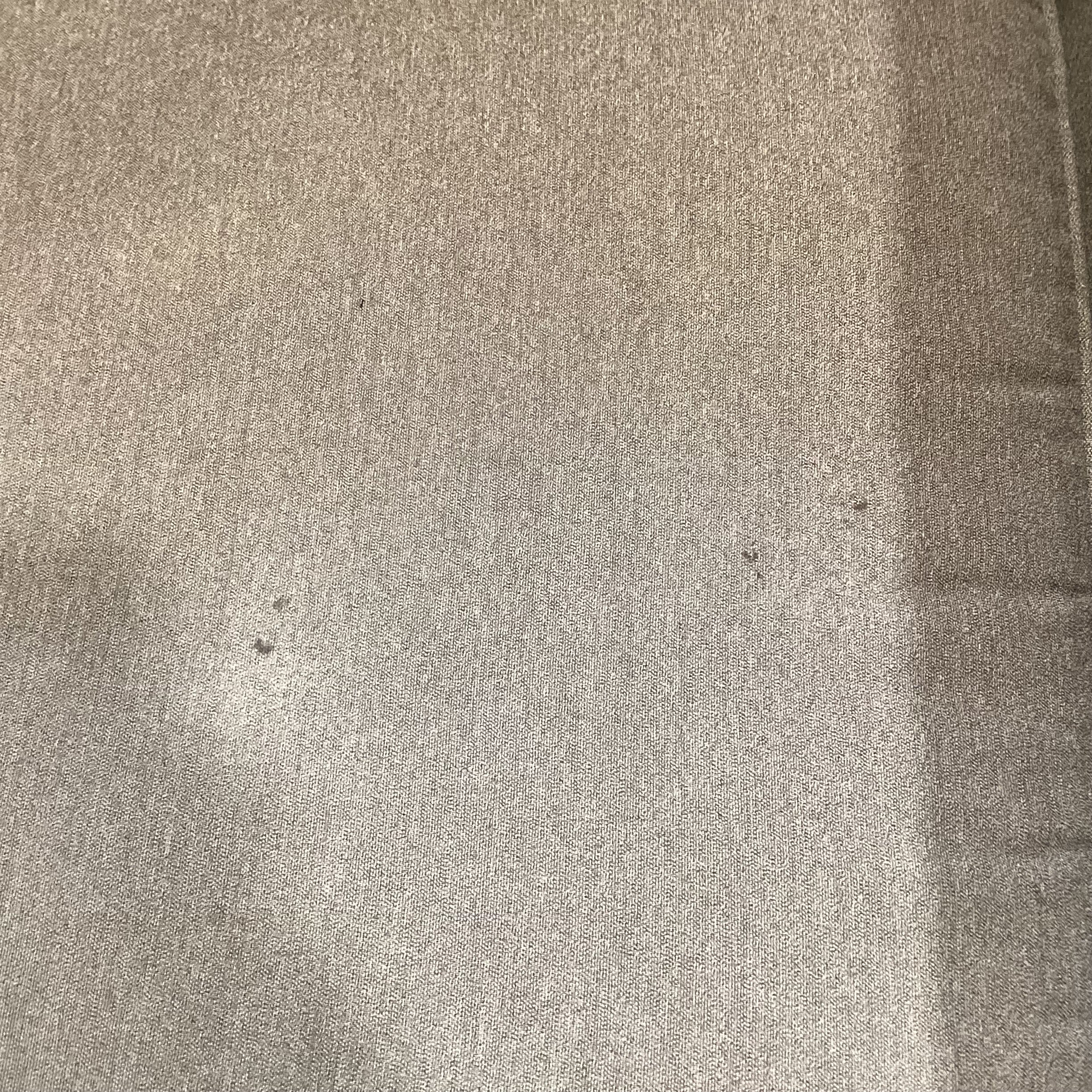 Mid Century Modern Style Blue Grey Wool Button Tufted Back Long Sofa 98"x 36"x 30"