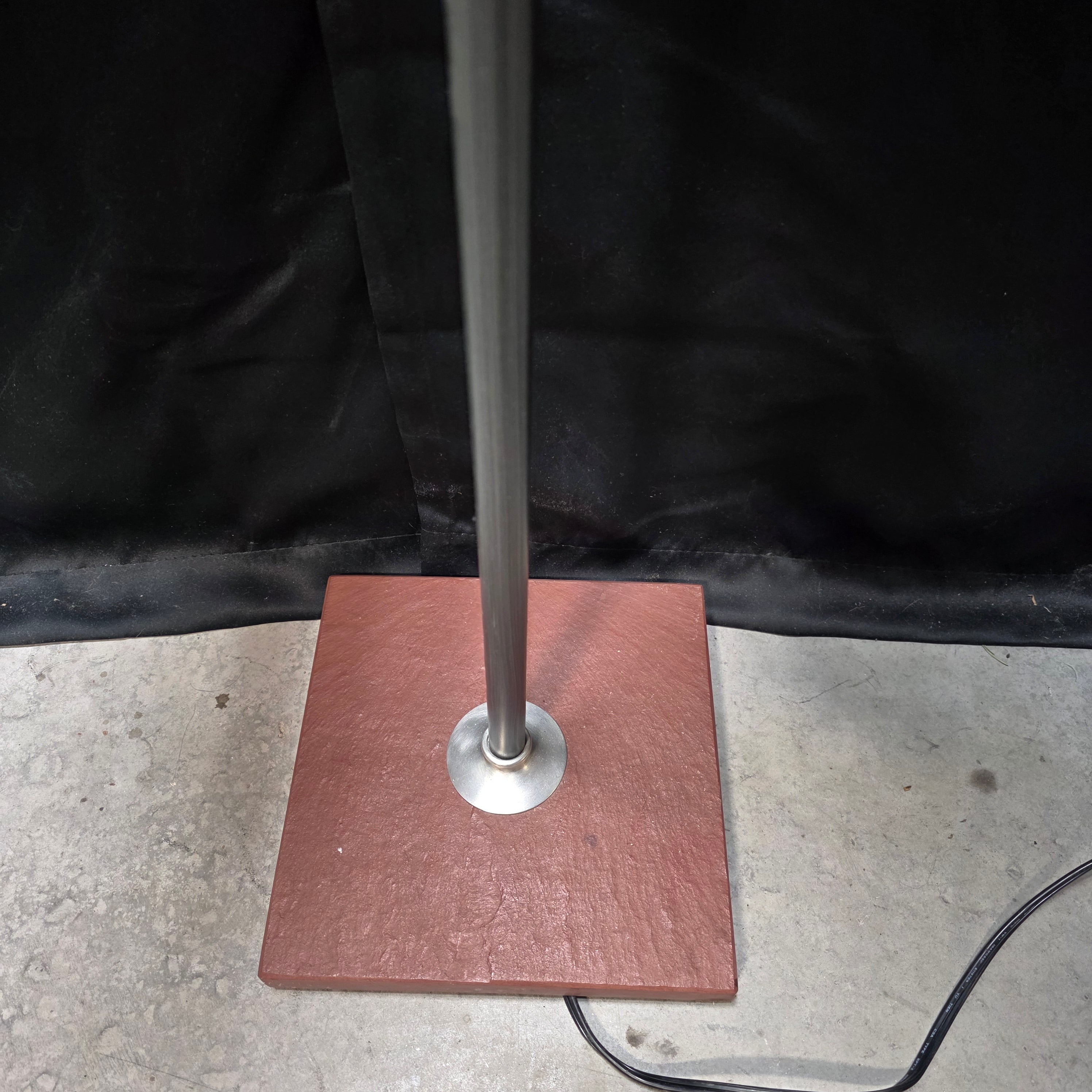 Small Dimming Double Lighted Floor Lamp with Flair and Rectangle Shade 20.5"x11.25"x55"