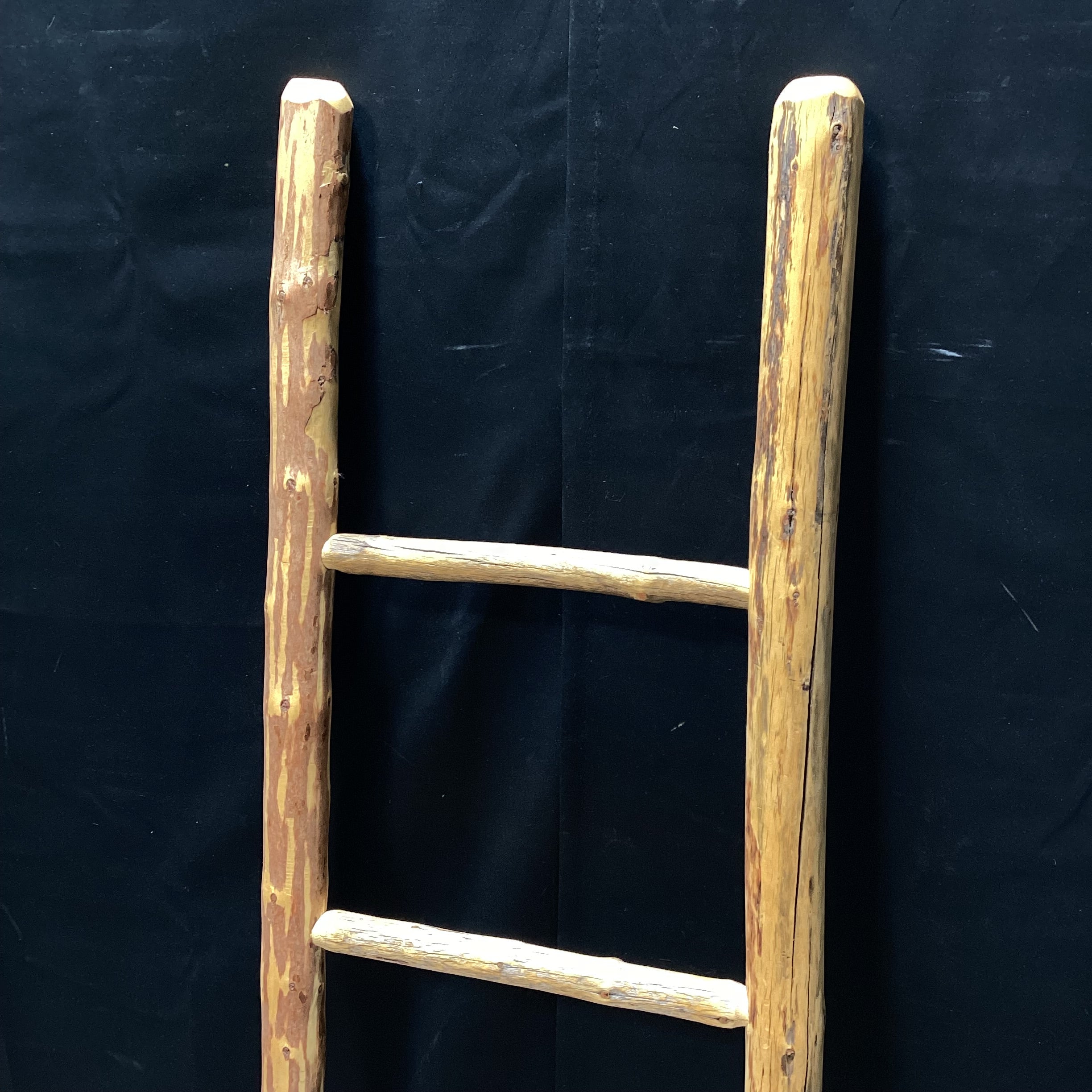 Rustic Natural Wood Blanket Ladder 21" x 61"