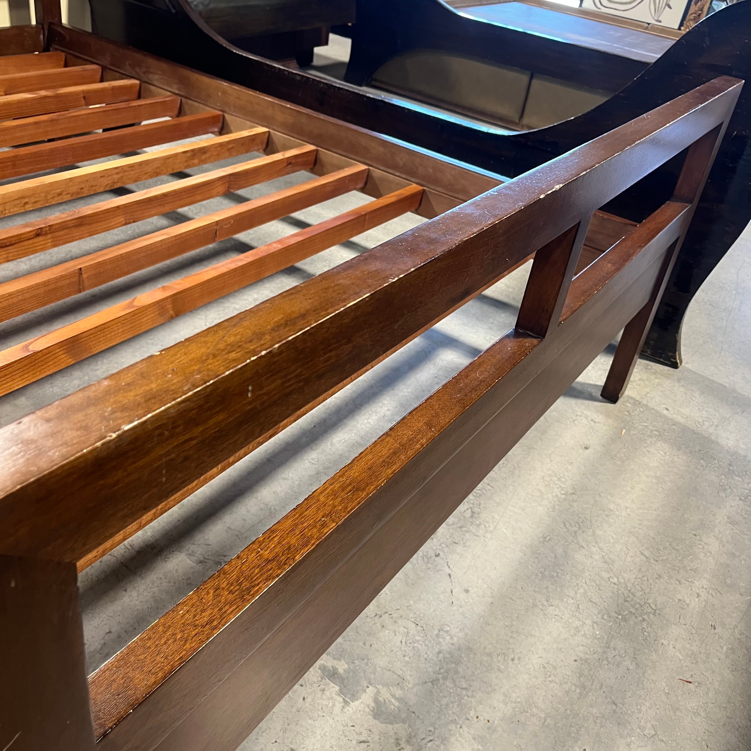 QUEEN Room & Board Solid Light Finish Wood Bed Set 65"x 85"x 49"