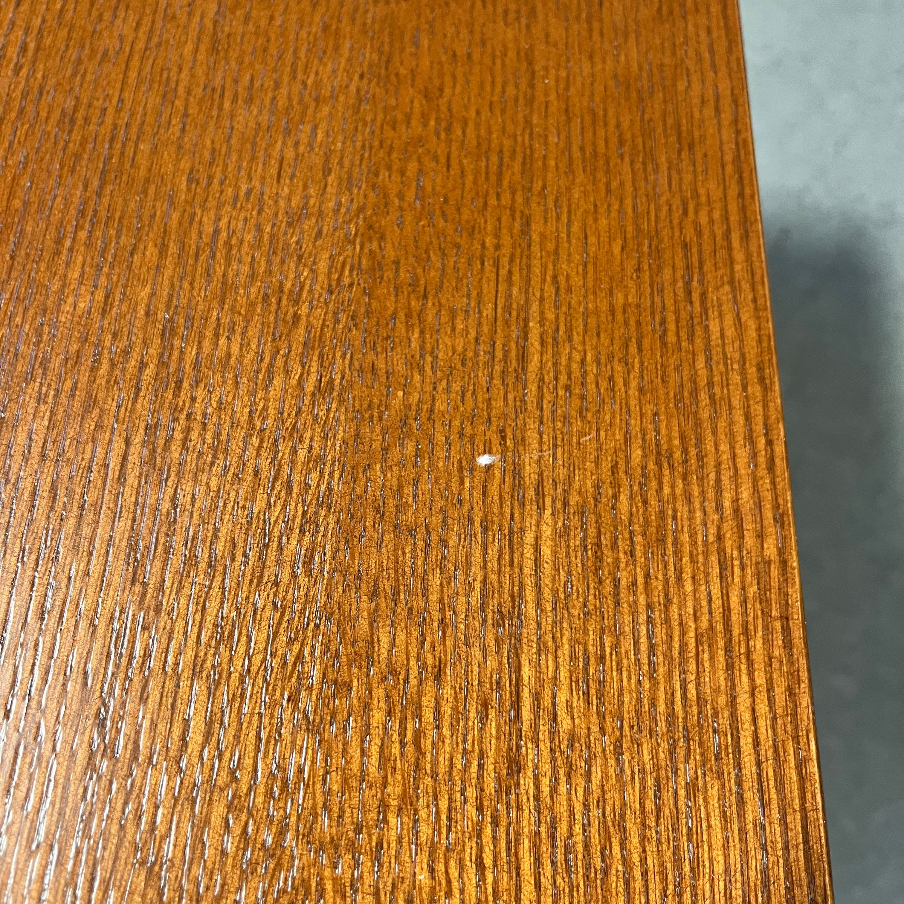 Creative Elegance Medium/Dark Finish and Black Painted Wood 2 Drawer Night Stand 30.5”x 19.5” 20.5”