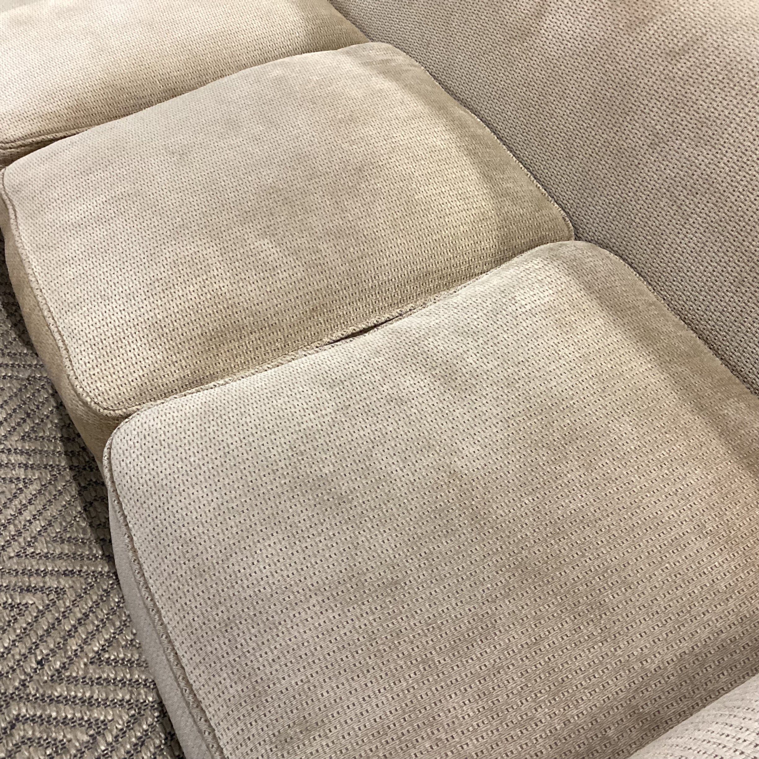Golden Chenille Woven Roll Arm & Back Sofa 97"x 42"x 29"