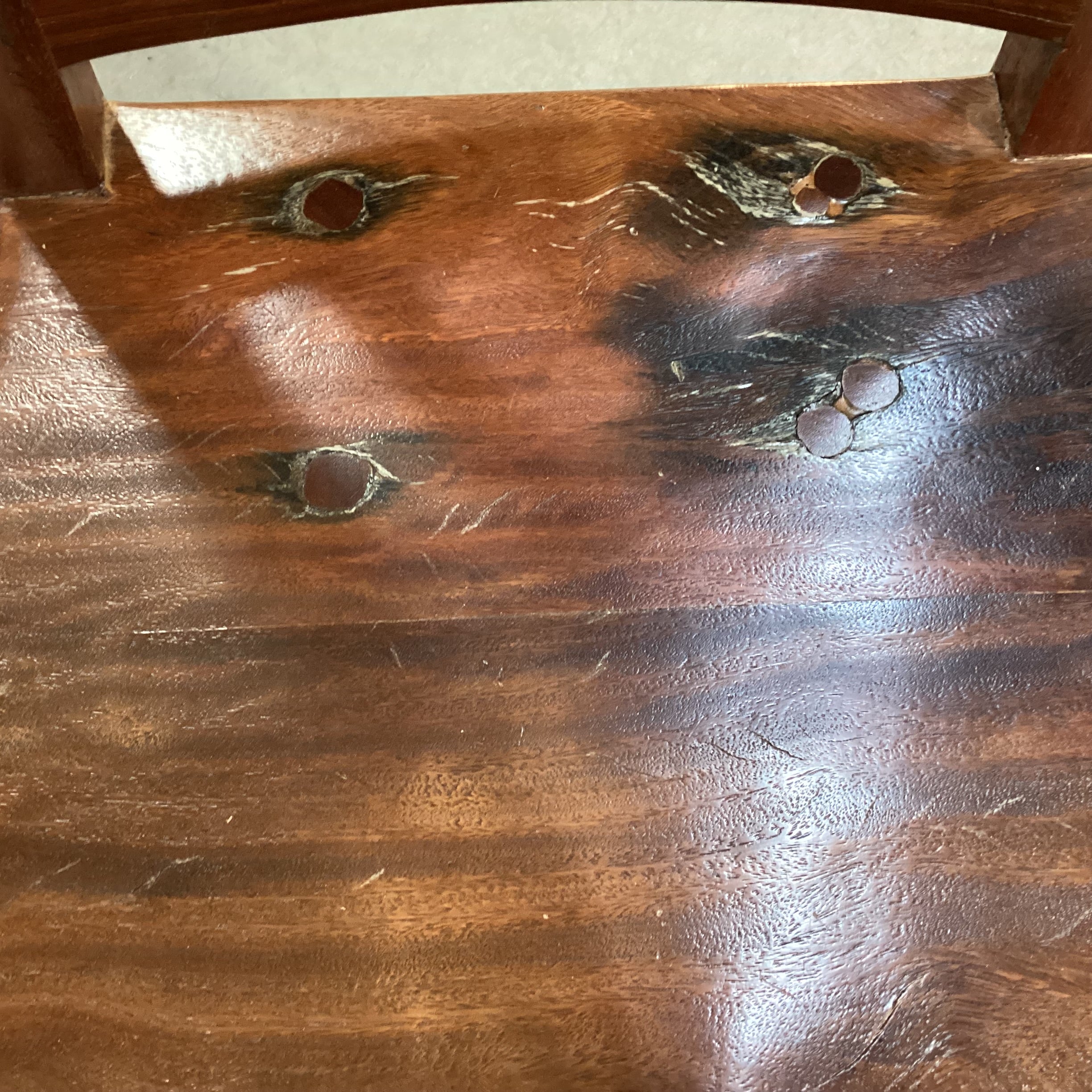 Solid Finished Wood with Pegging Dining Chair 18"x 20"x 43"