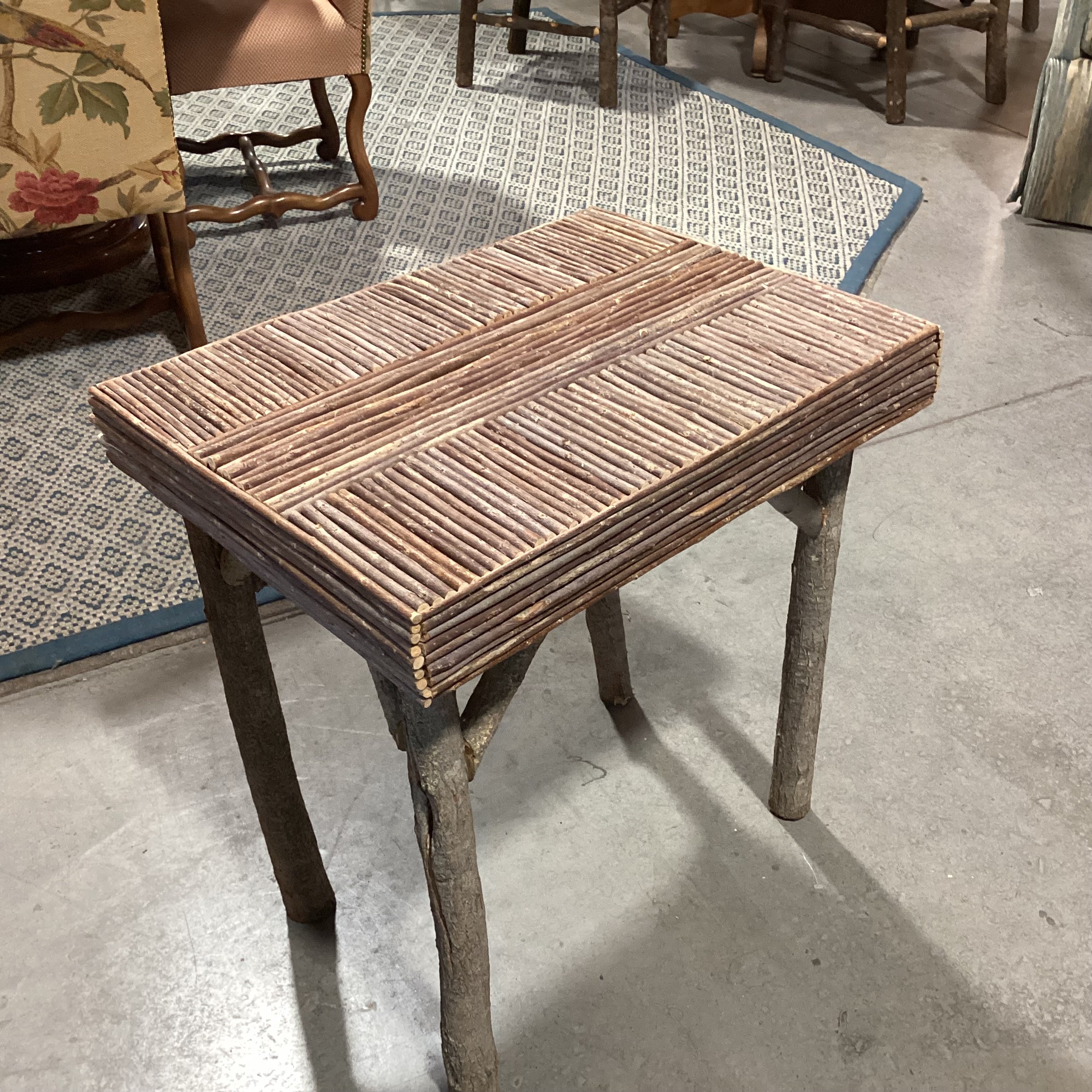 Log & Branch Rustic Accent Table 25"x 19"x 26"