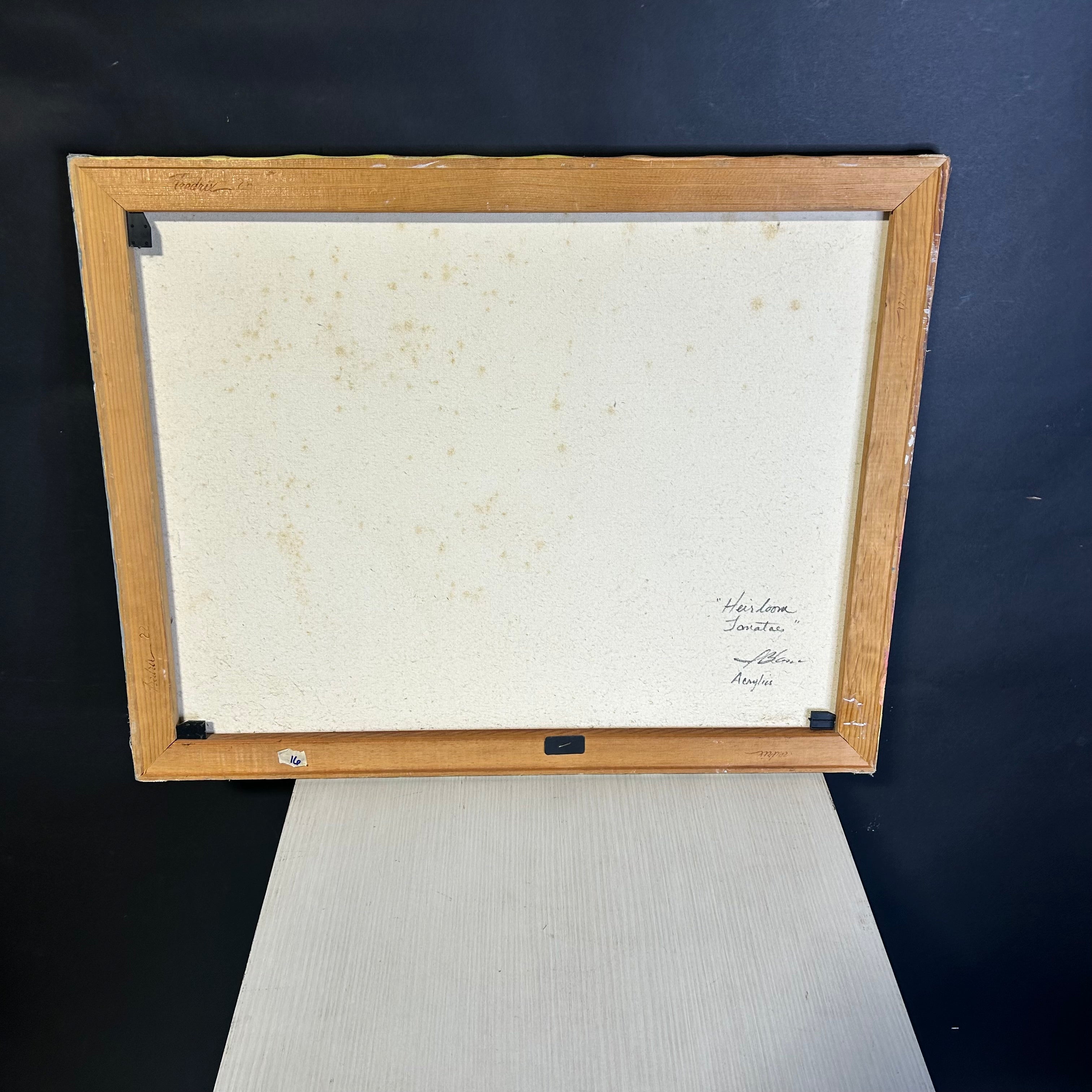 Acrilic Painting By Ingrid Blass Tittled Heirloom Tomatoes 28"x 22"