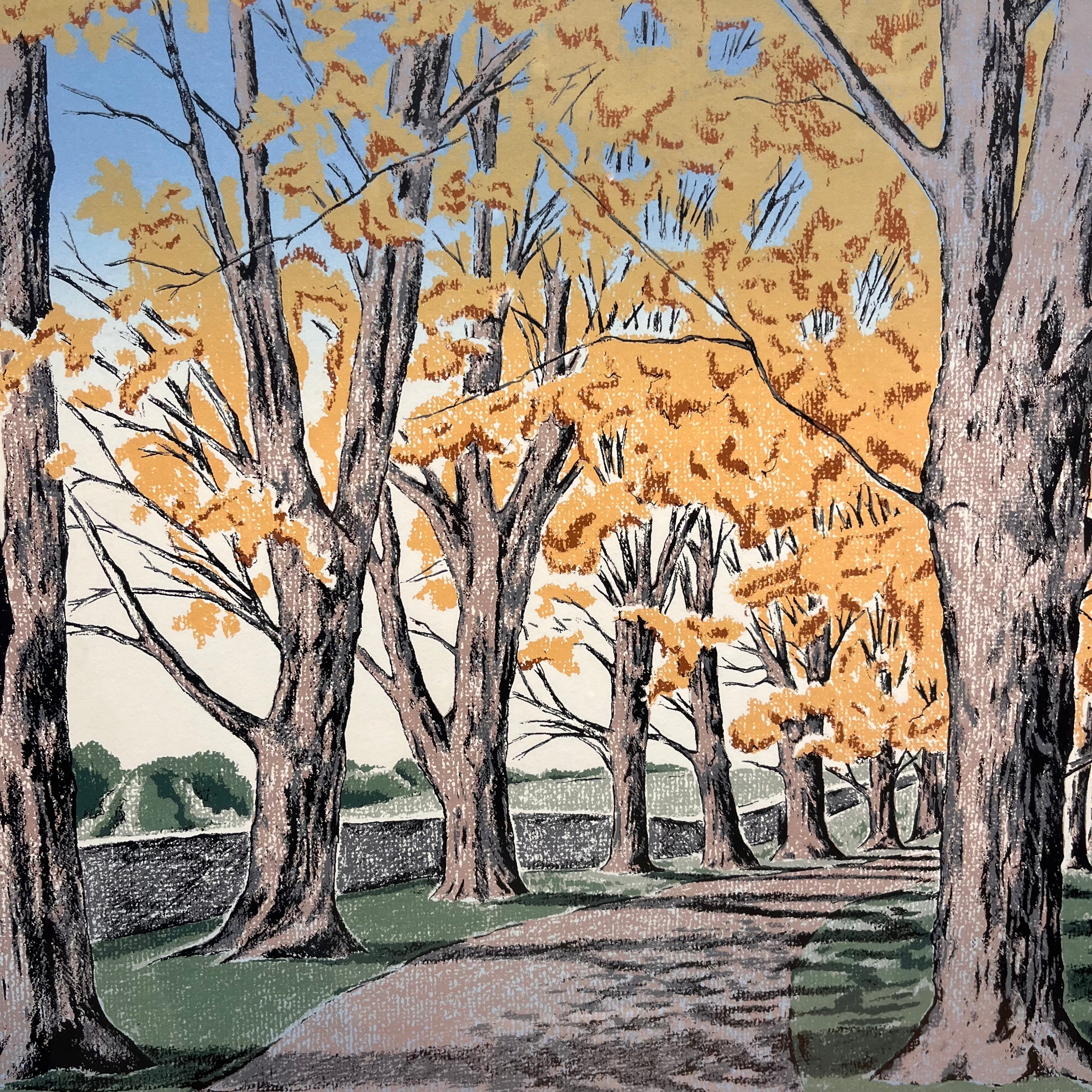 Phillips M. "Late October" Ltd. Ed. Print on Paper Wall Decor; 29.75"x 23.75"