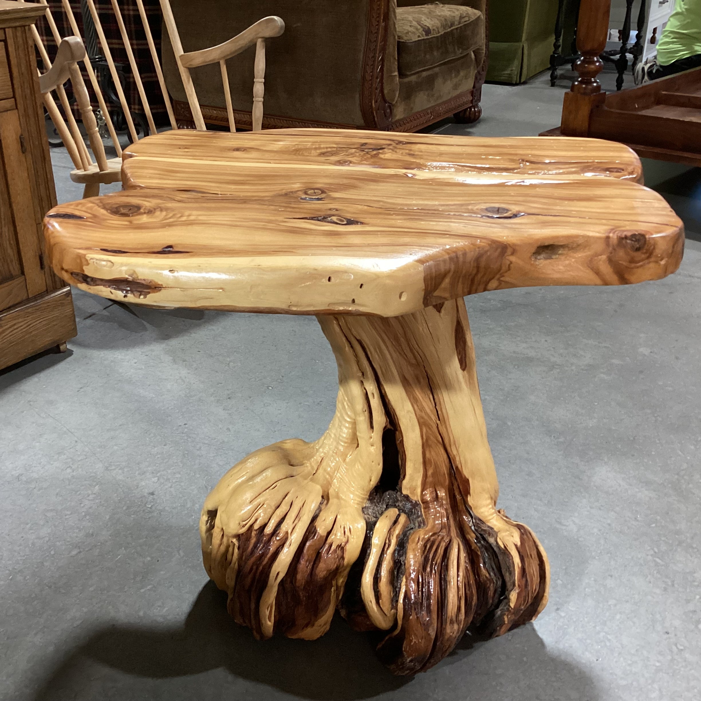 Vintage Tree Root Accent Table 27"x 23"x 25"