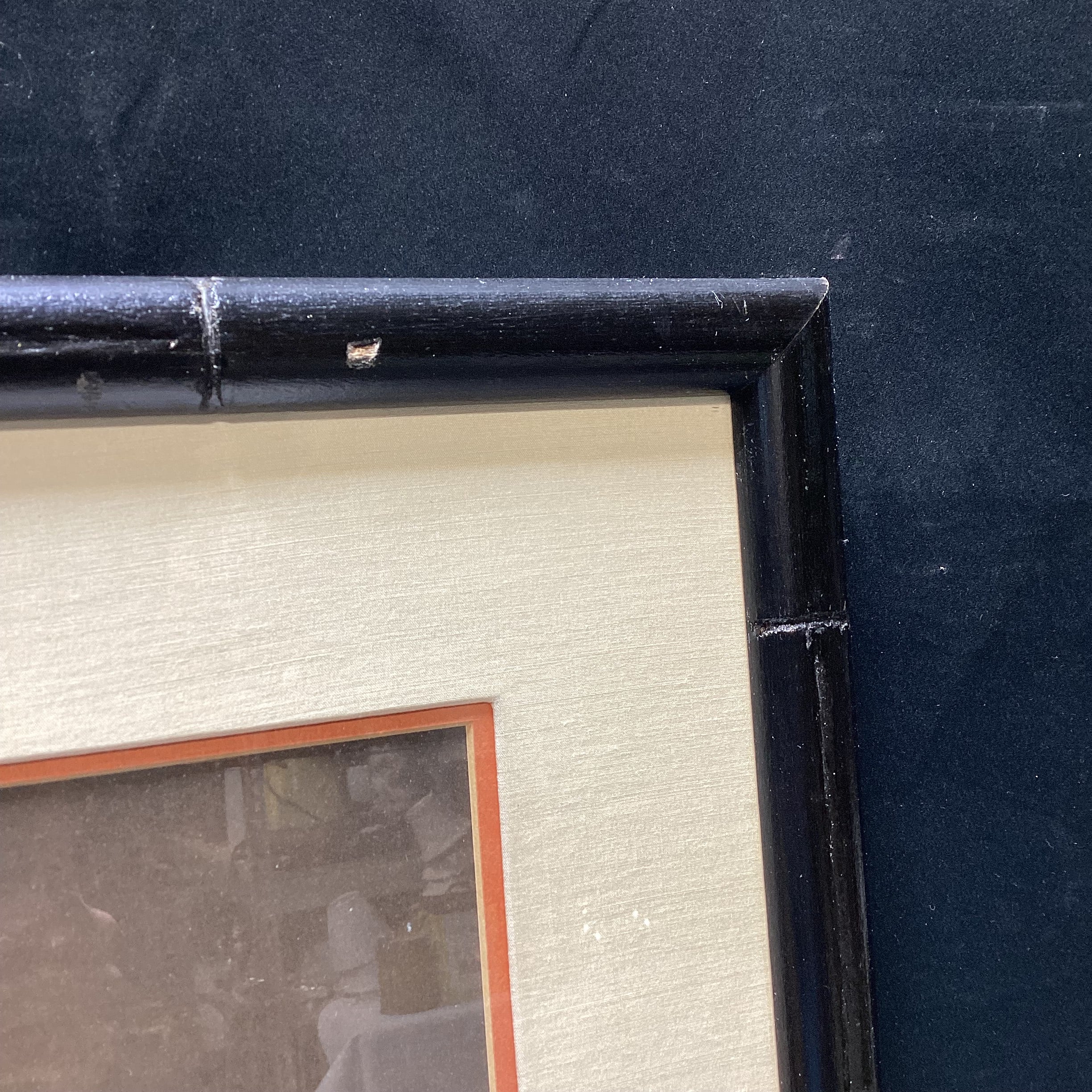 Vintage Zhao Chang Qing Dynasty Framed Duck Print 16.5" x 26"