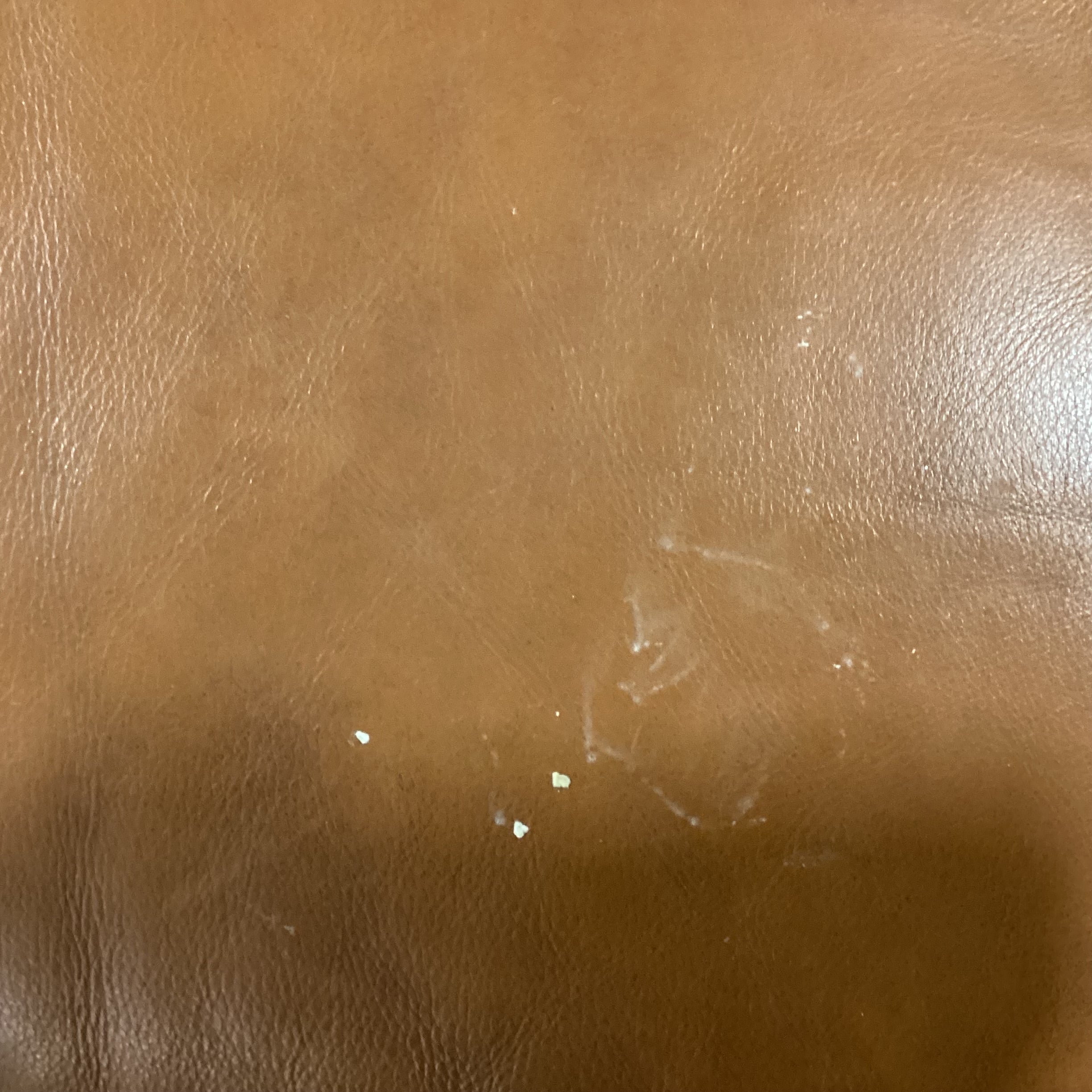Brown Leather Nailhead Sofa 92"x 39"x 37"
